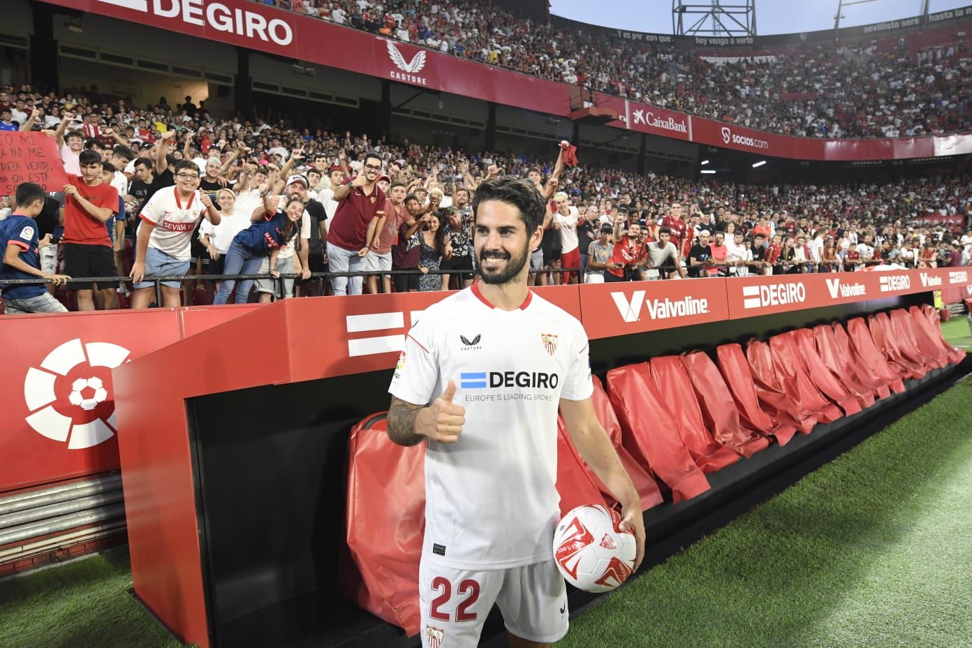  Isco Alarcón, en su presentación con el Sevilla FC