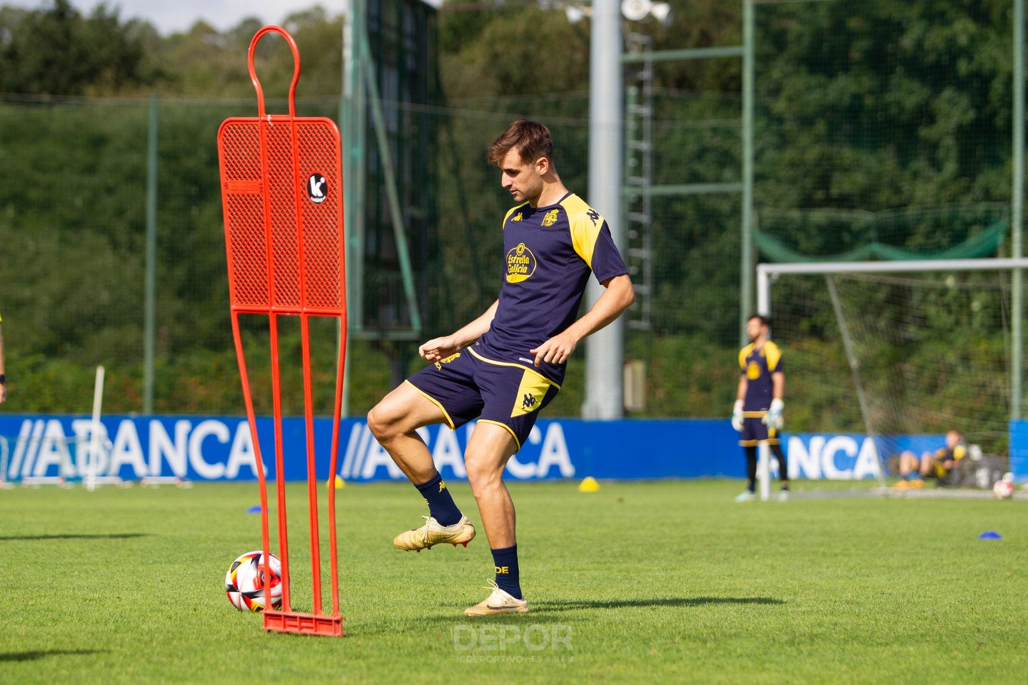  Iván Barbero, jugador del Deportivo