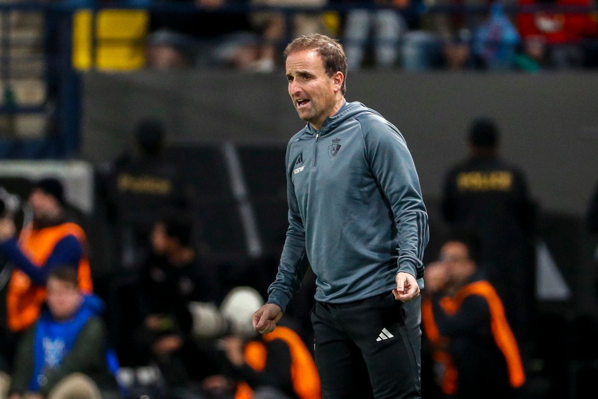  Jagoba Arrasate, durante el Barcelona-Osasuna.