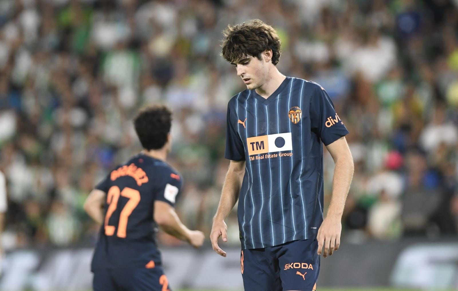  Javi Guerra, ante el Betis.