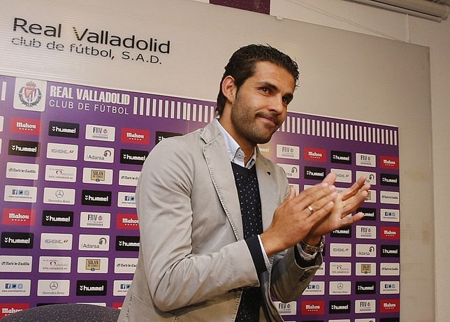  Javi Baraja, tras anunciar su marcha Del Real Valladolid.