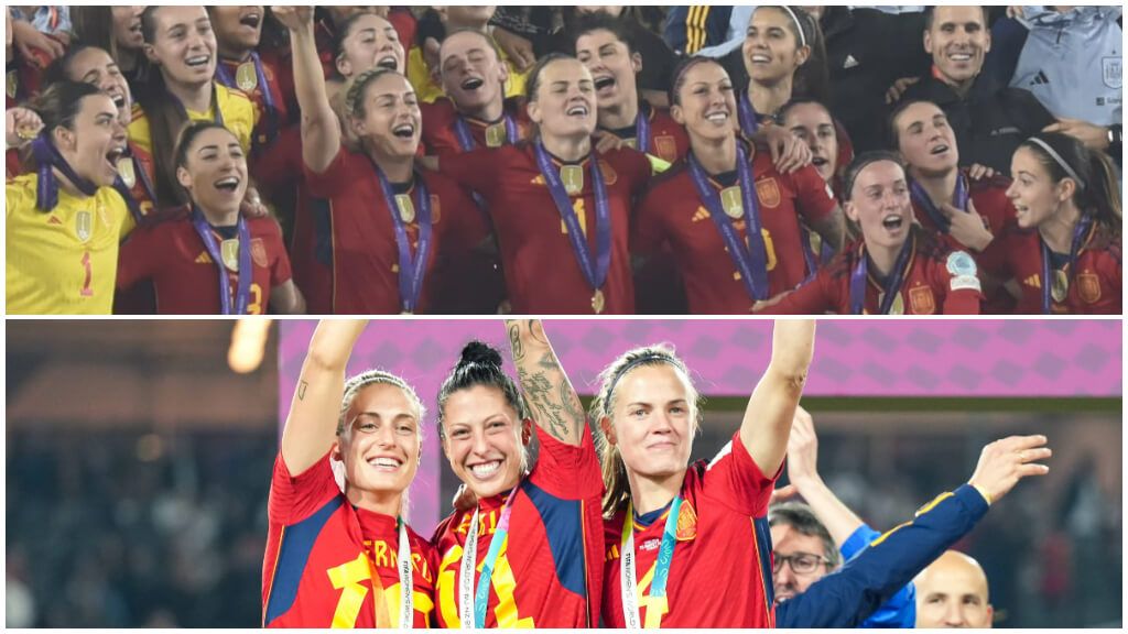  Jenni Hermoso, Alexia Putellas e Irene Paredes.