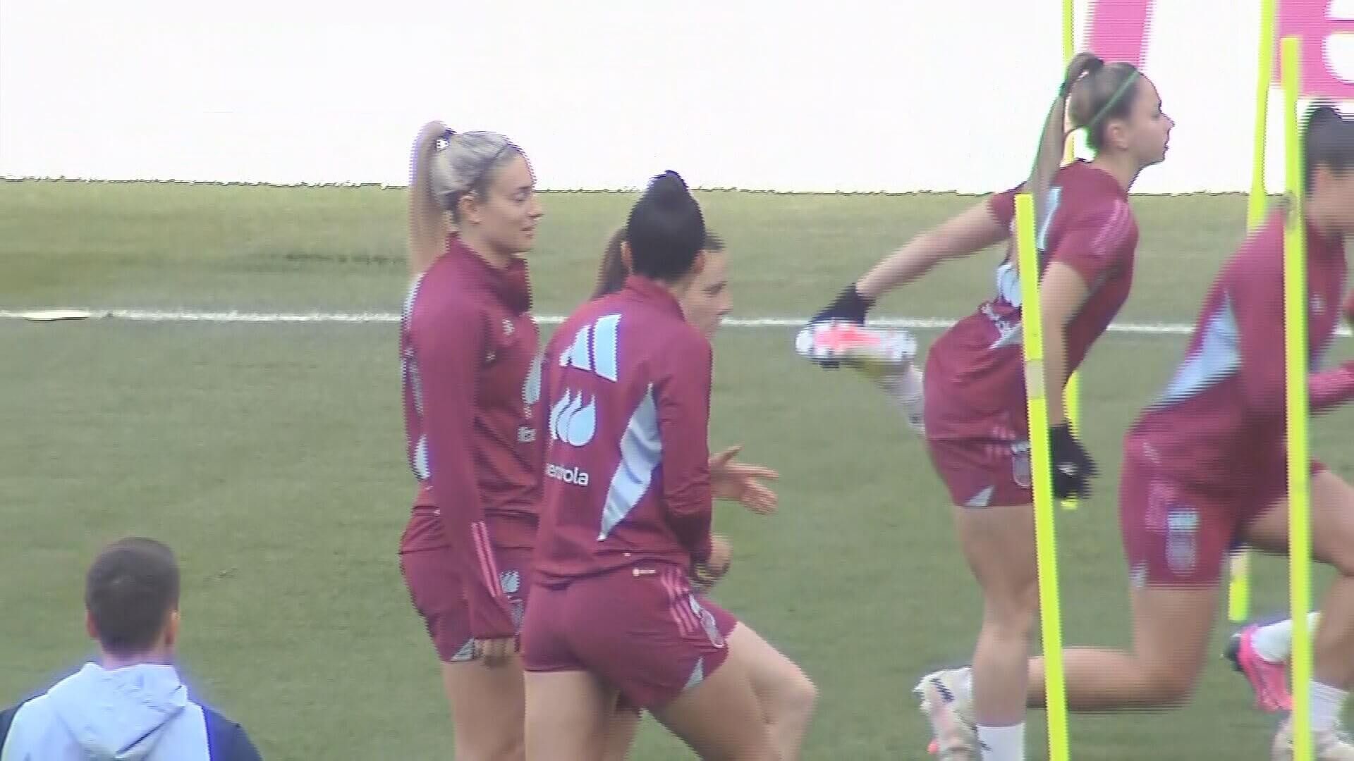 Jenni Hermoso y Alexia Putellas, inseparables.