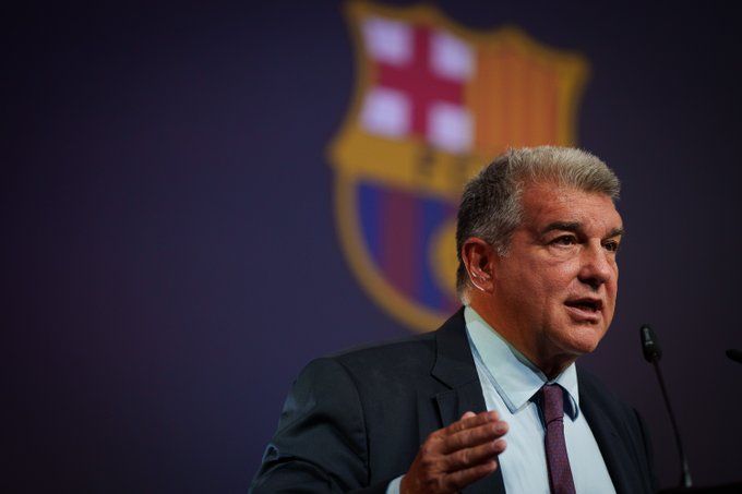 Joan Laporta, en la Asamblea de socios del Barça.