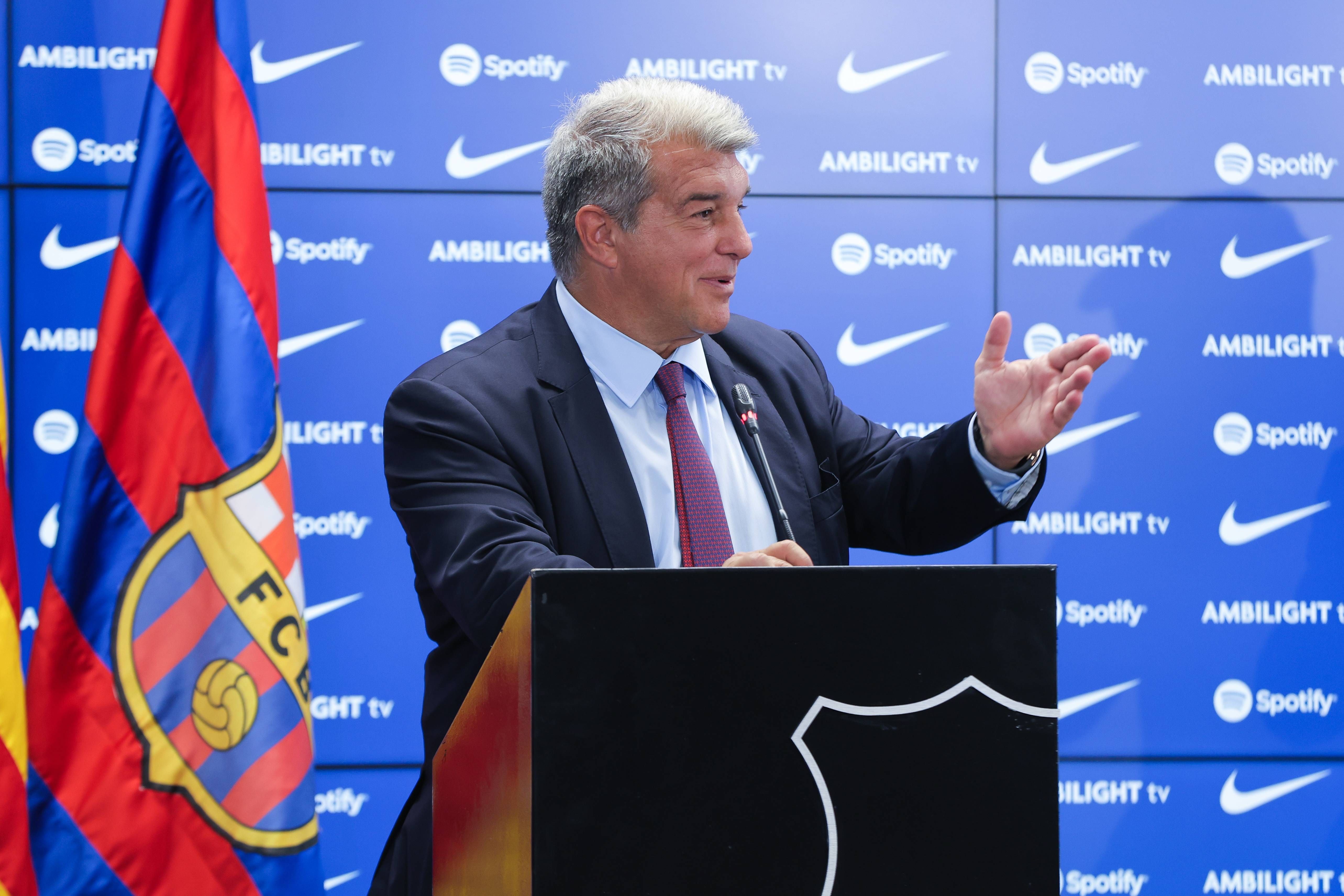  Joan Laporta en un acto oficial del FC Barcelona (Cordon Press)