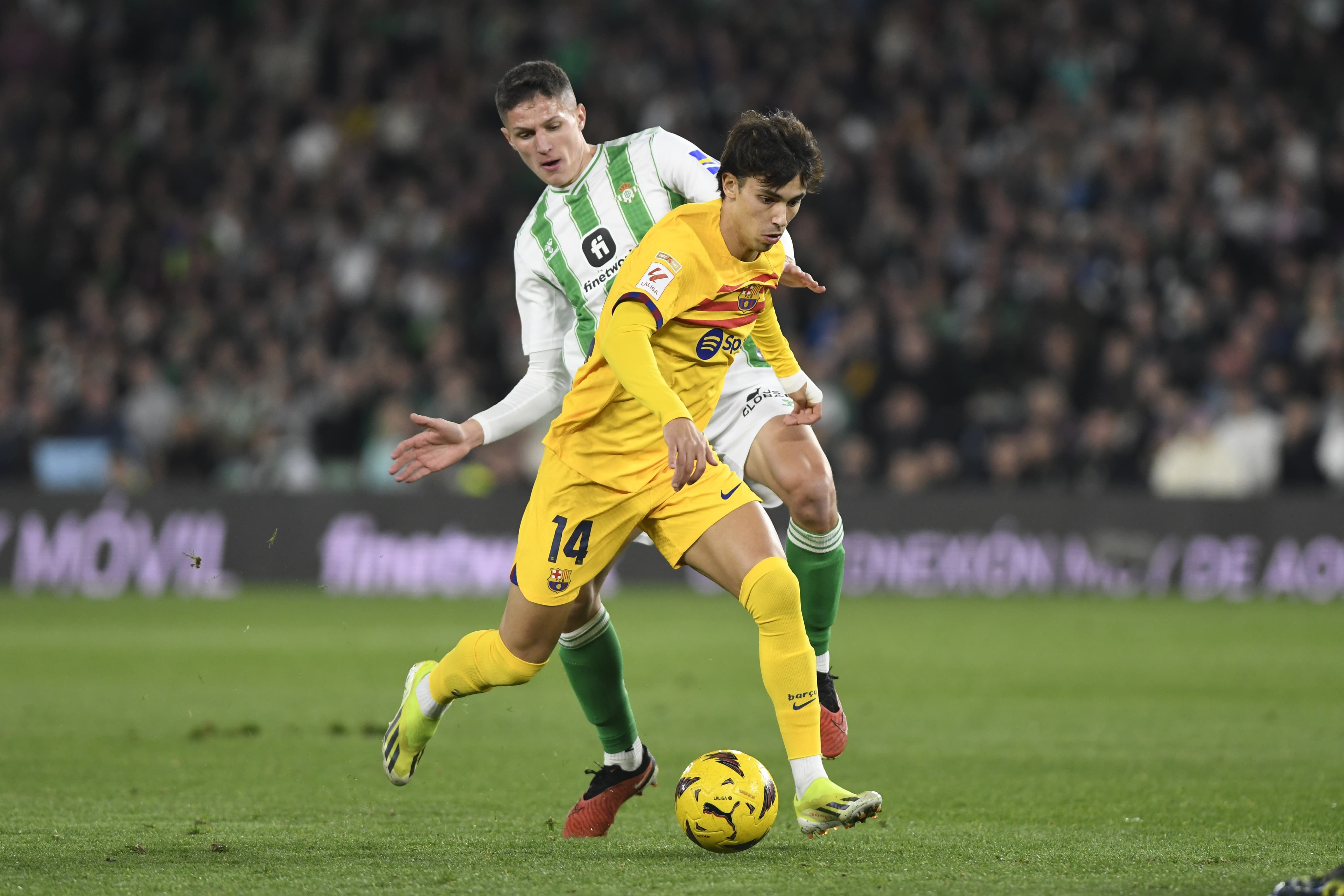 Joao Félix, durante el Betis-Barcelona.