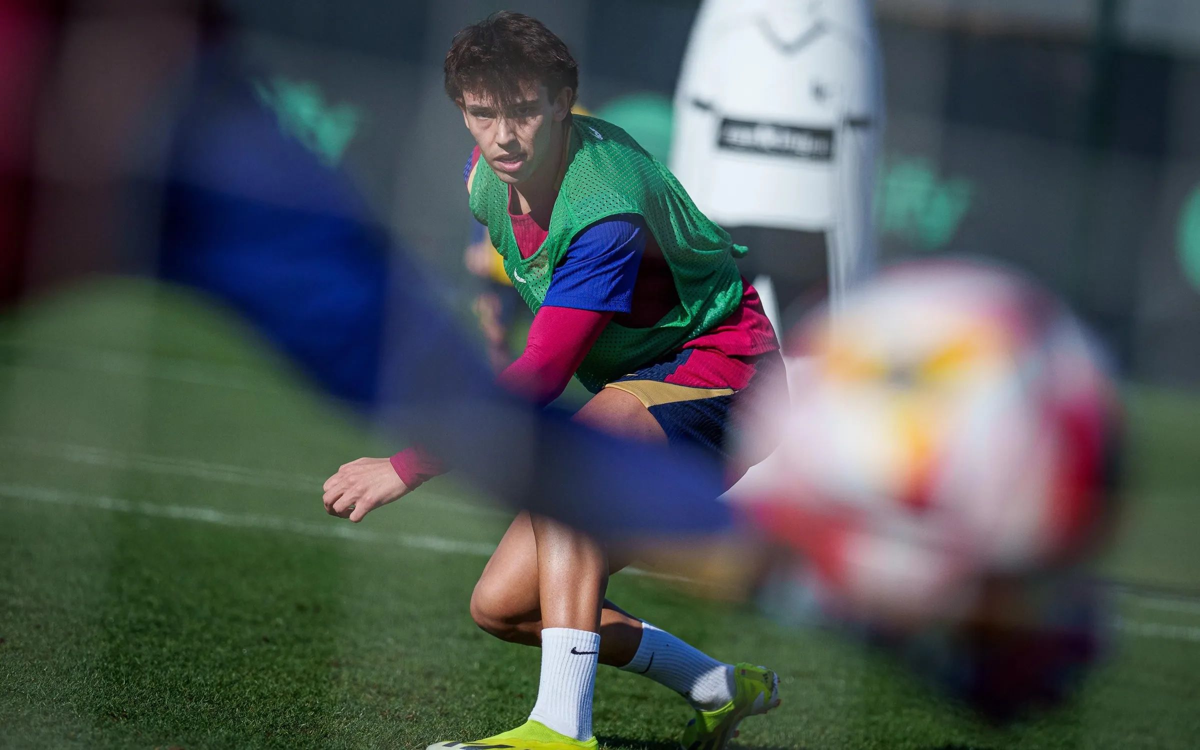  Joao Félix, en una sesión del Barcelona.