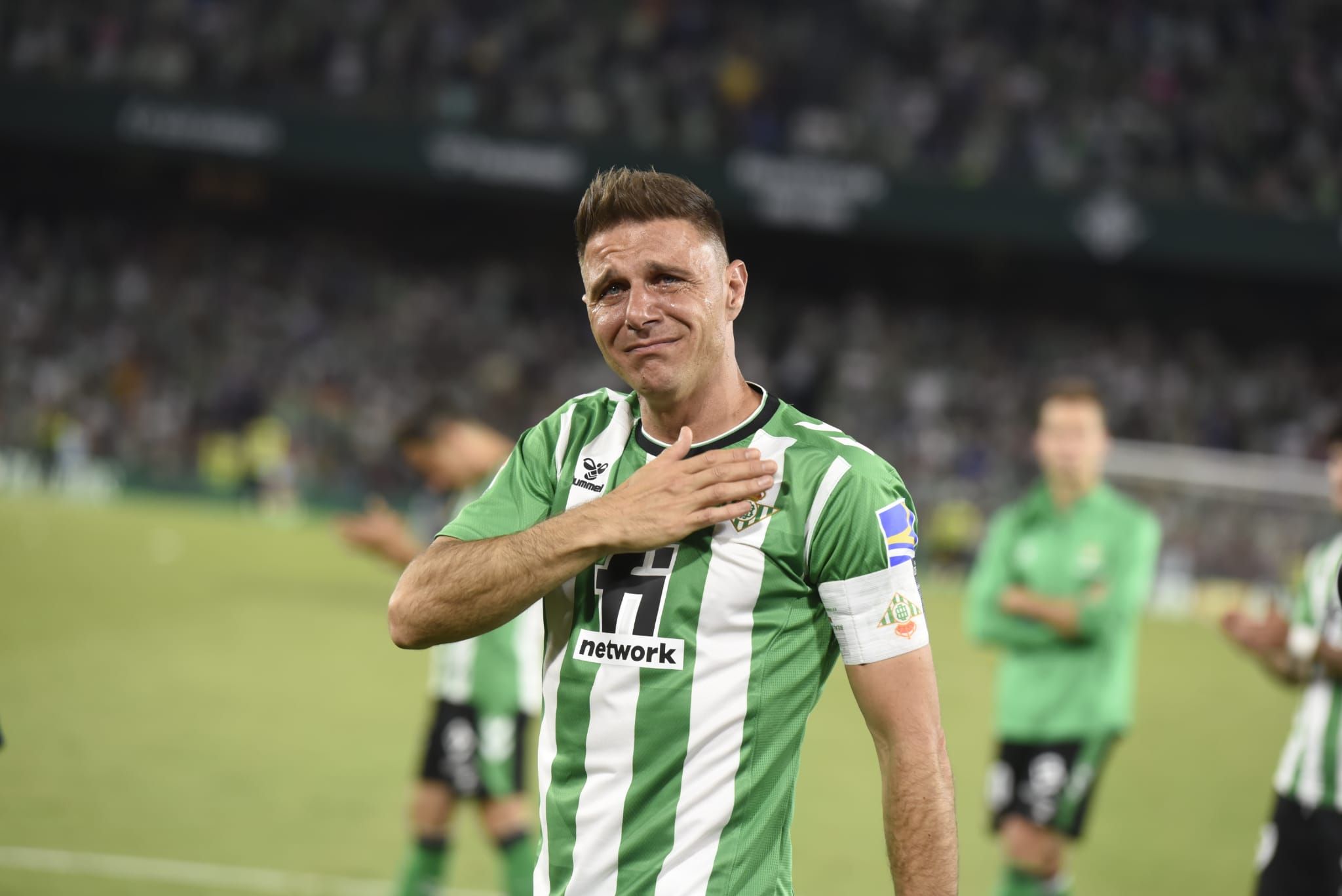  Joaquín llorando en su despedida