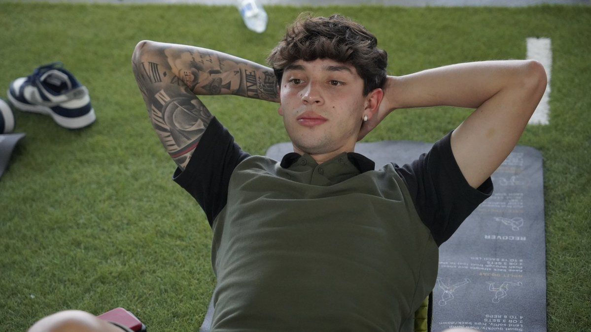 Jordan Carrillo durante la pretemporada.