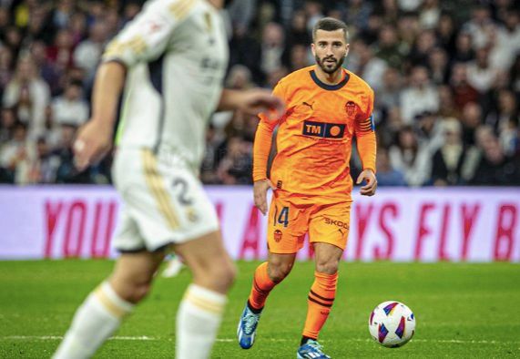  José Gayà. ante el Real Madrid.