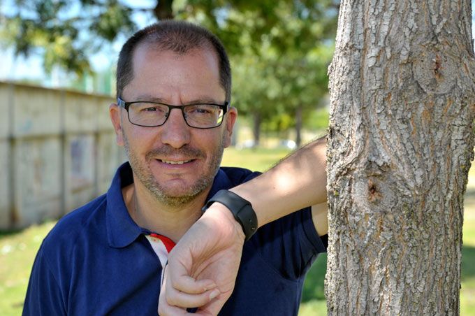 José Juan Romero, durante la entrevista en ElDesmarque.