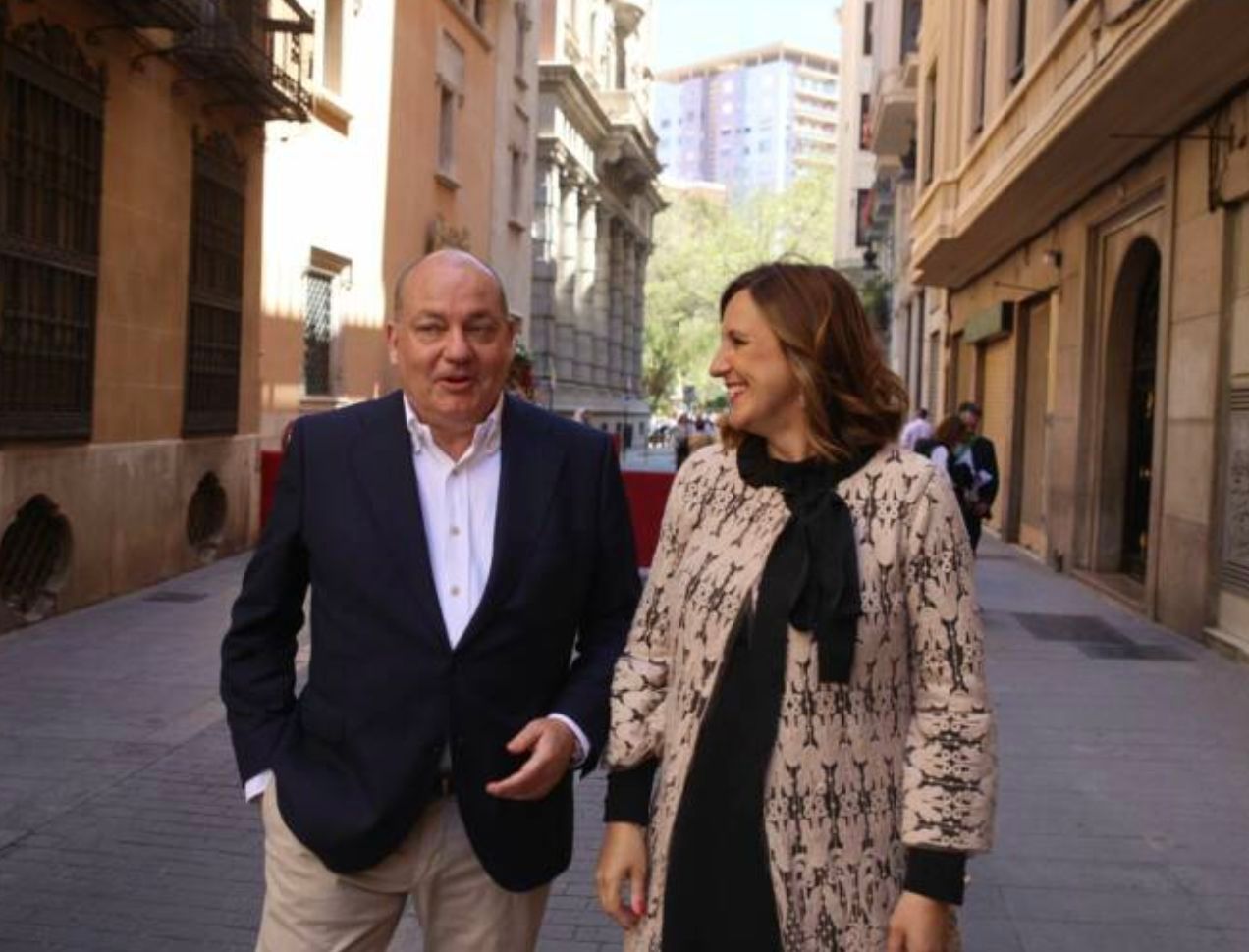 José Marí Olano con Maria José Catalá