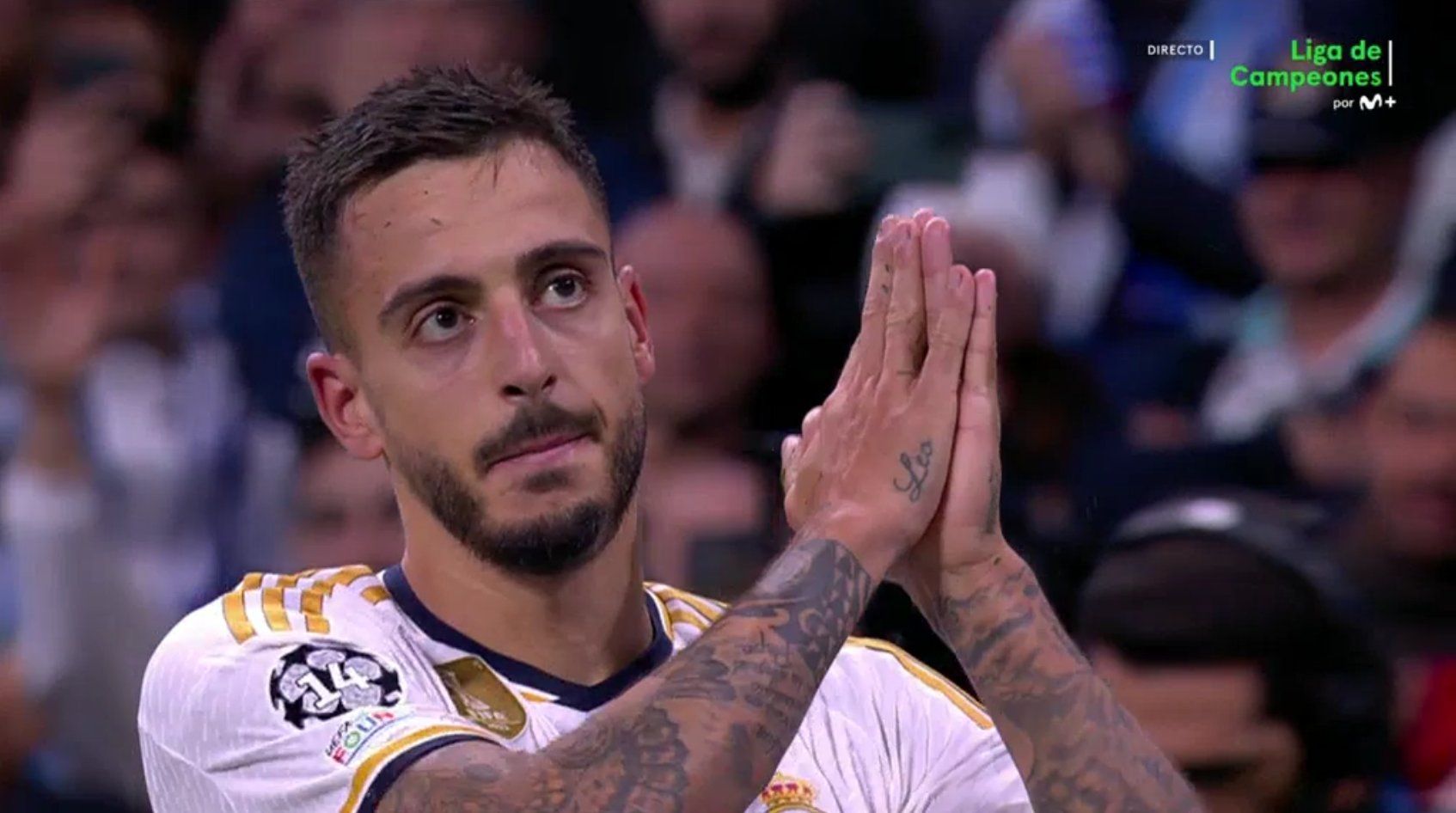  Joselu pide perdón tras marcar al Nápoles.