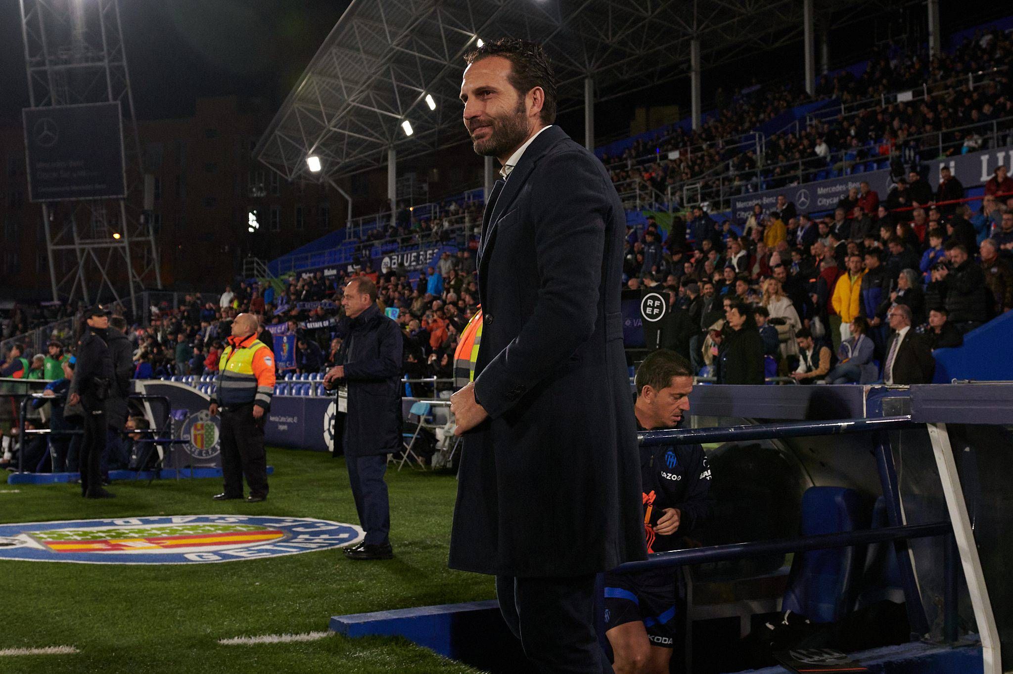  Rubén Baraja, en el Getafe - Valencia.