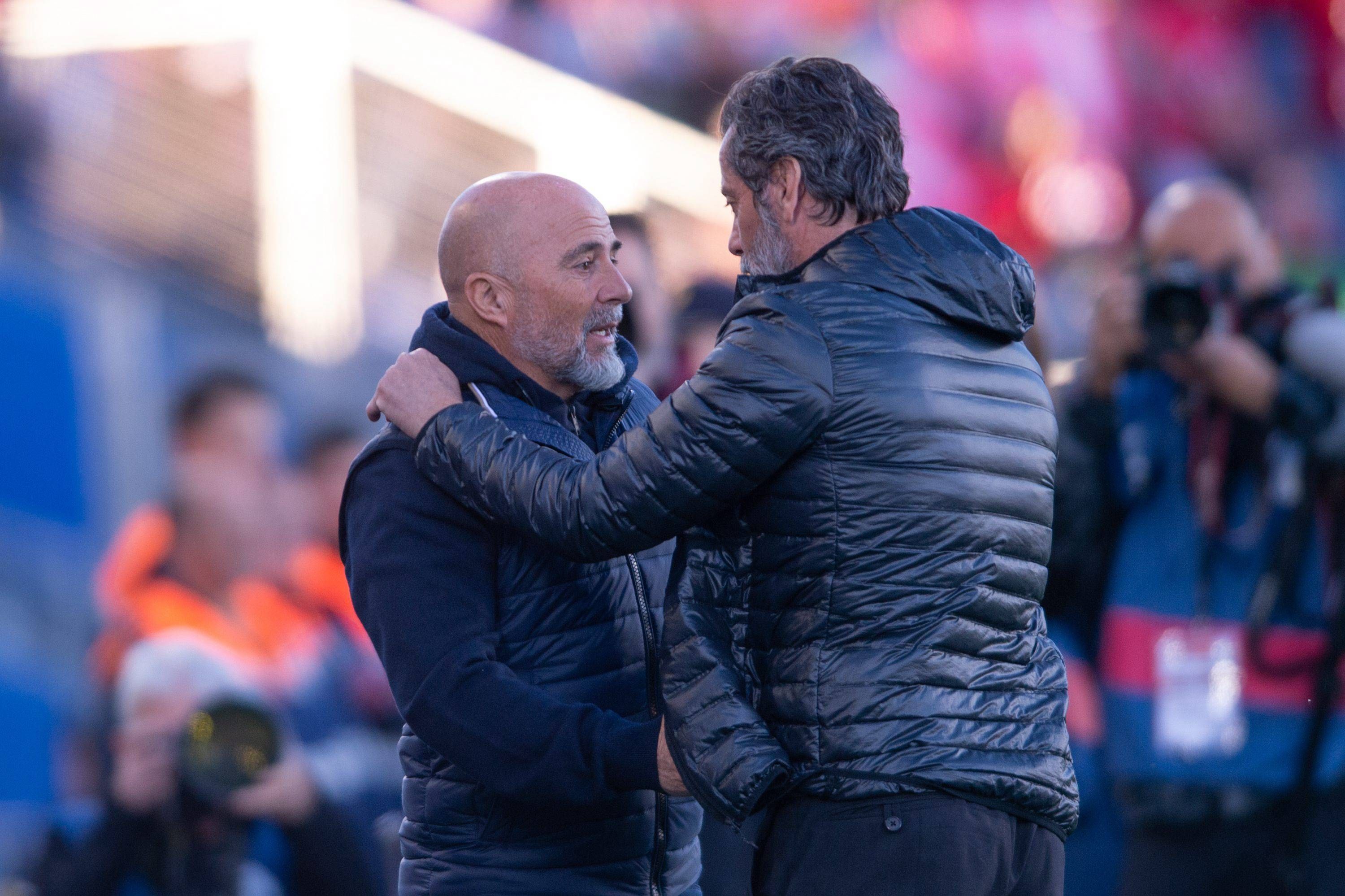 Sampaoli y Quique Sánchez Flores.