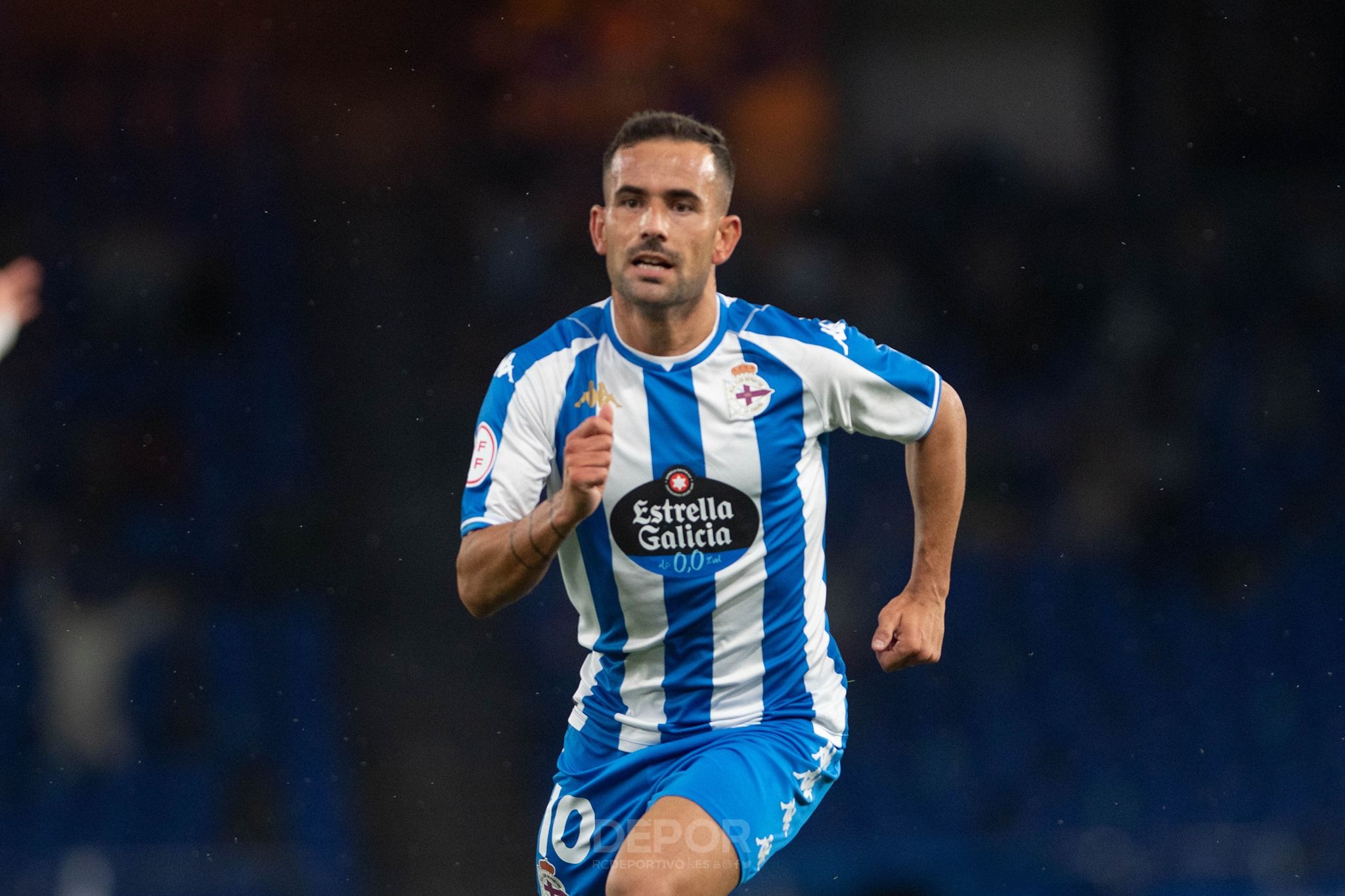  Juan Carlos Menudo durante su etapa en el Dépor.