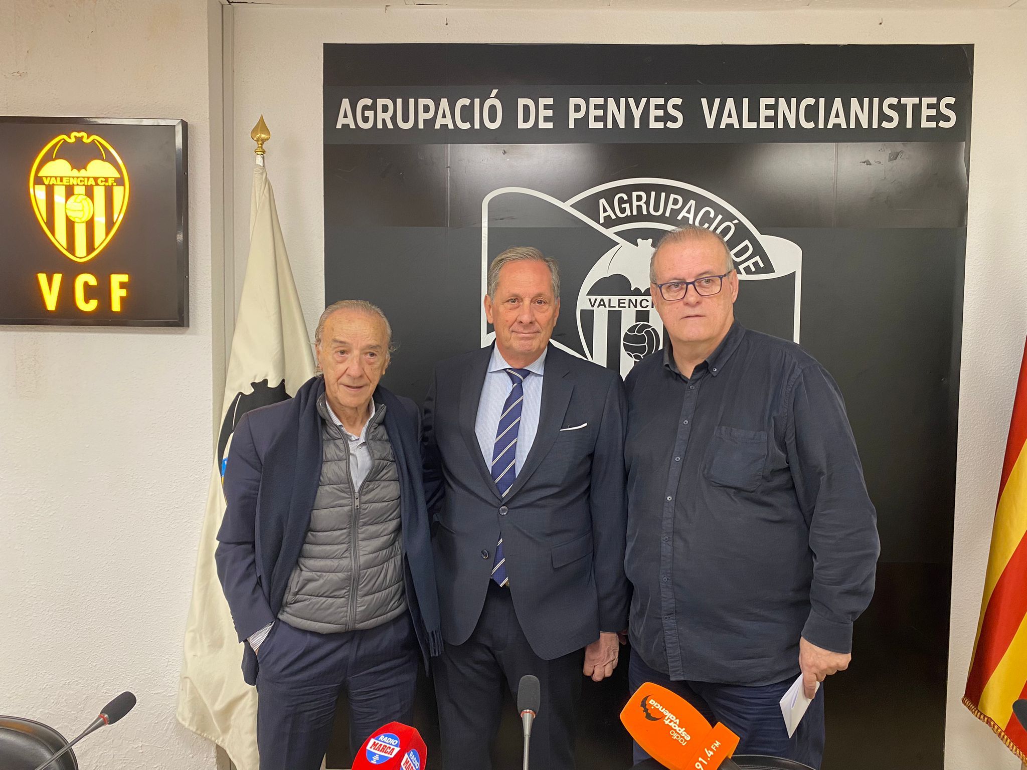 Juan Martín Queralt, Antonio Paños y Federico Sagreras.