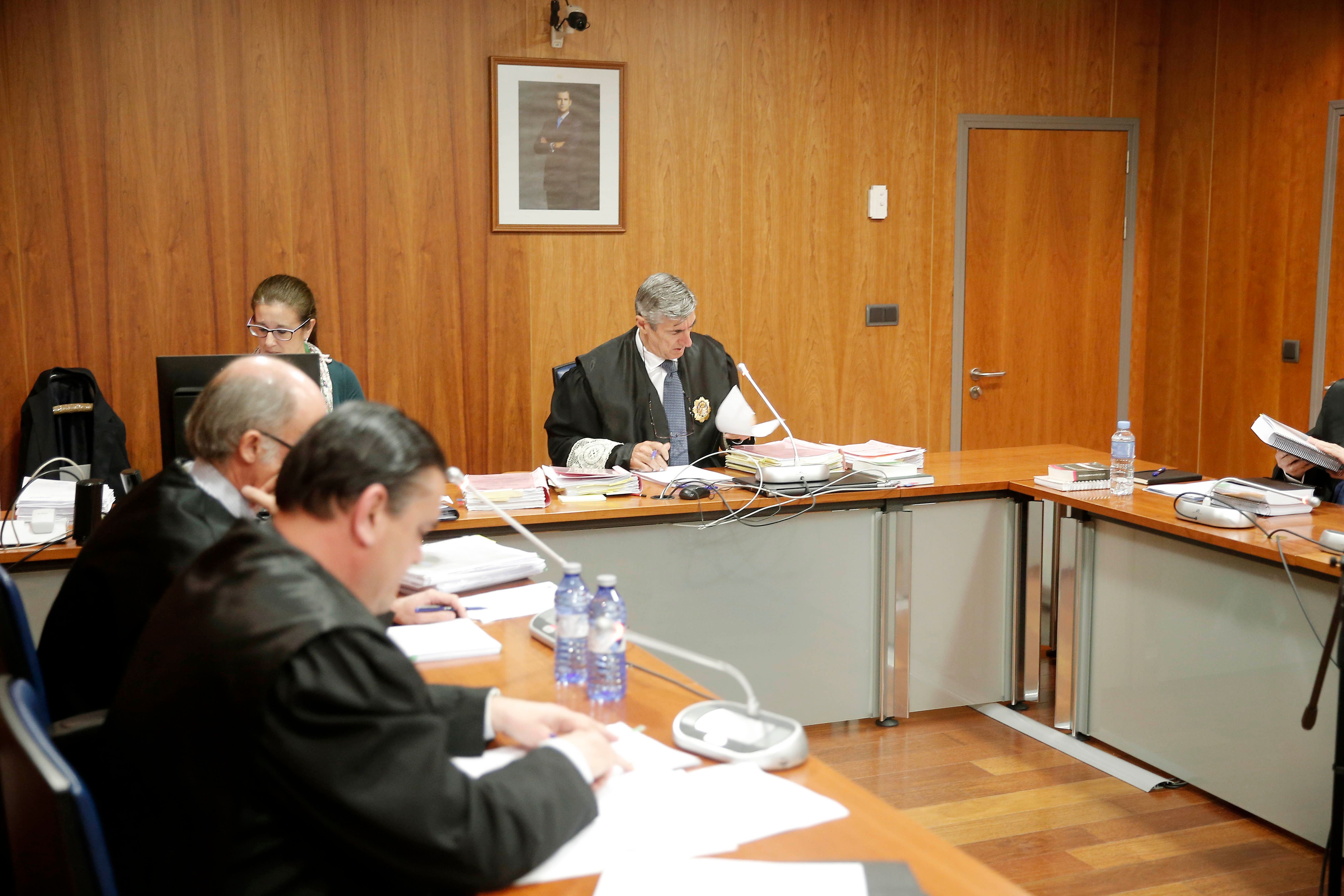  Una imagen del juicio entre Al-Thani y BlueBay.