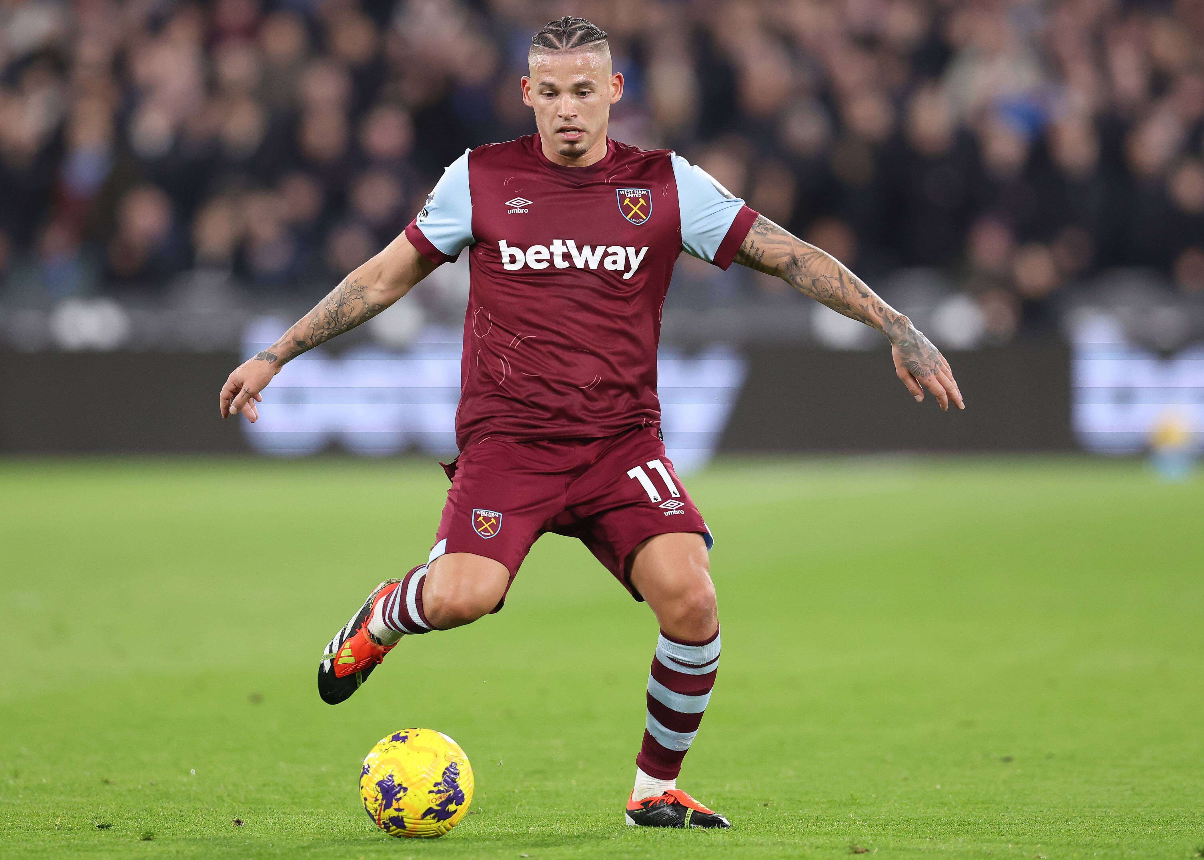  Kalvin Phillips, en un partido con el West Ham.