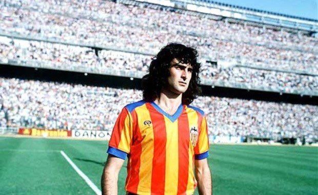 Kempes con la Senyera