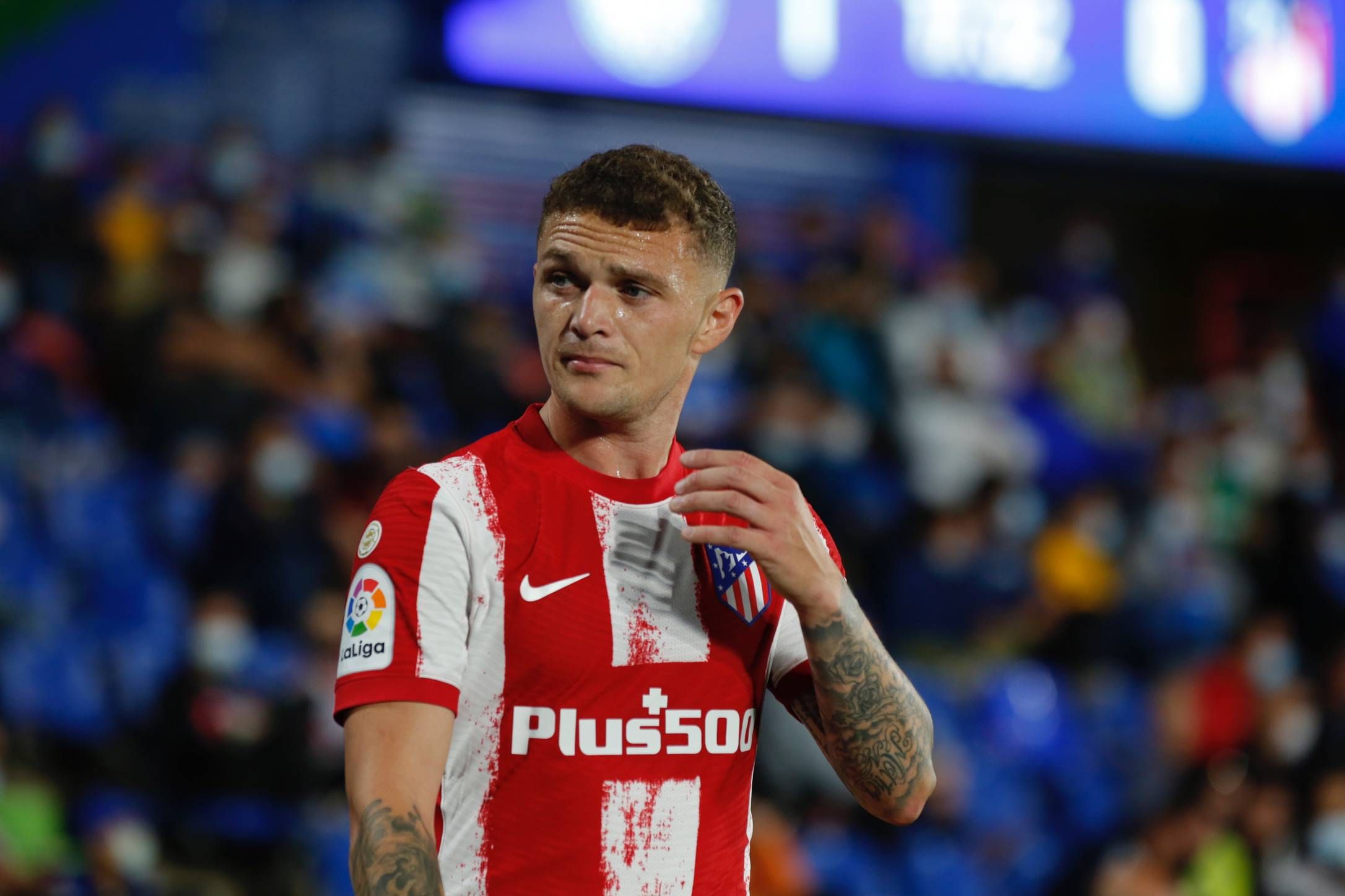 Kieran Trippier, en un partido del Atlético de Madrid.