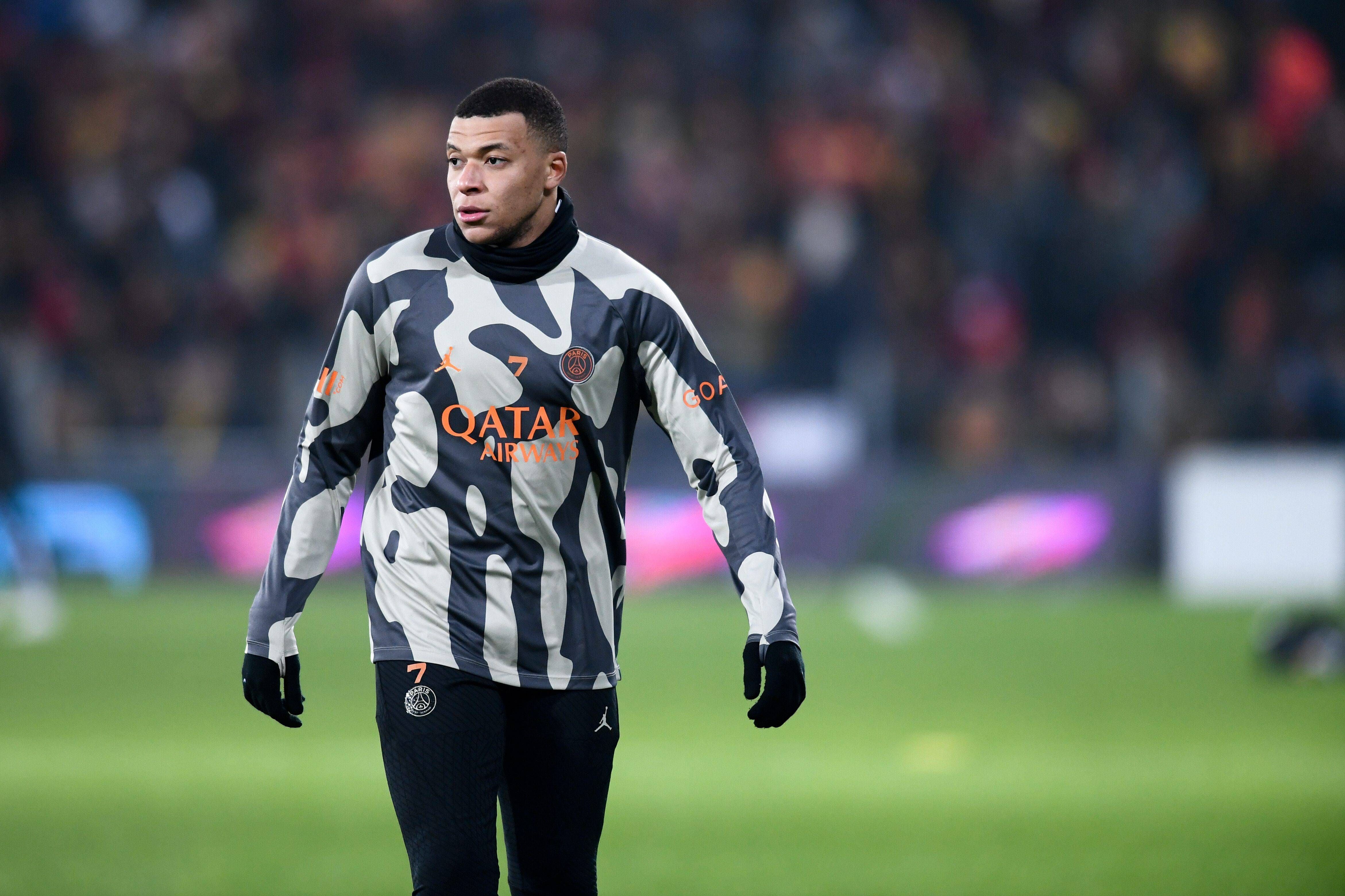 Kylian Mbappé antes de un partido con el Paris Saint-Germain (Cordon Press)