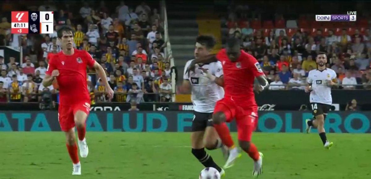  La acción de Traoré (Captura de TV)