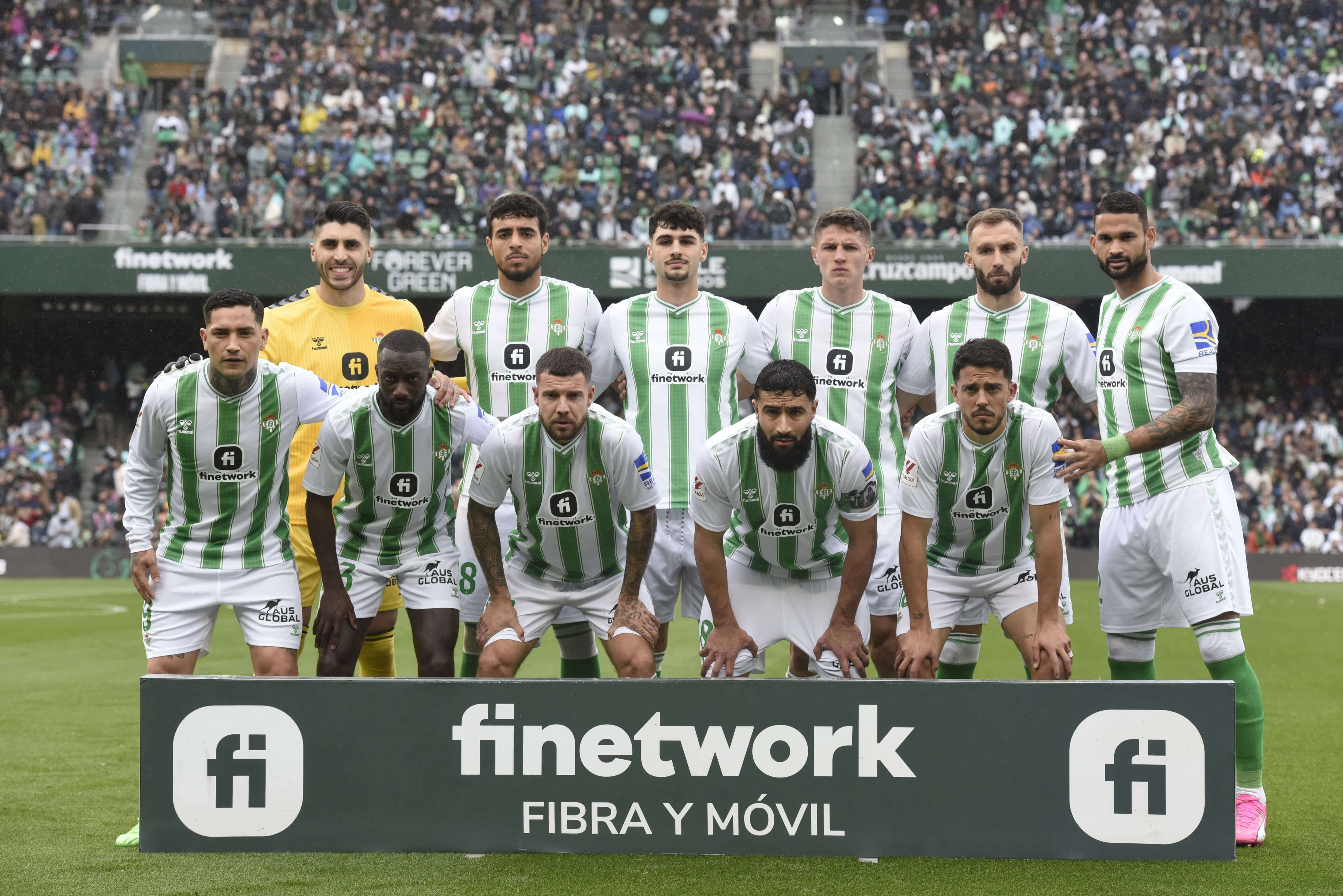  La alineación del Betis contra el Athletic