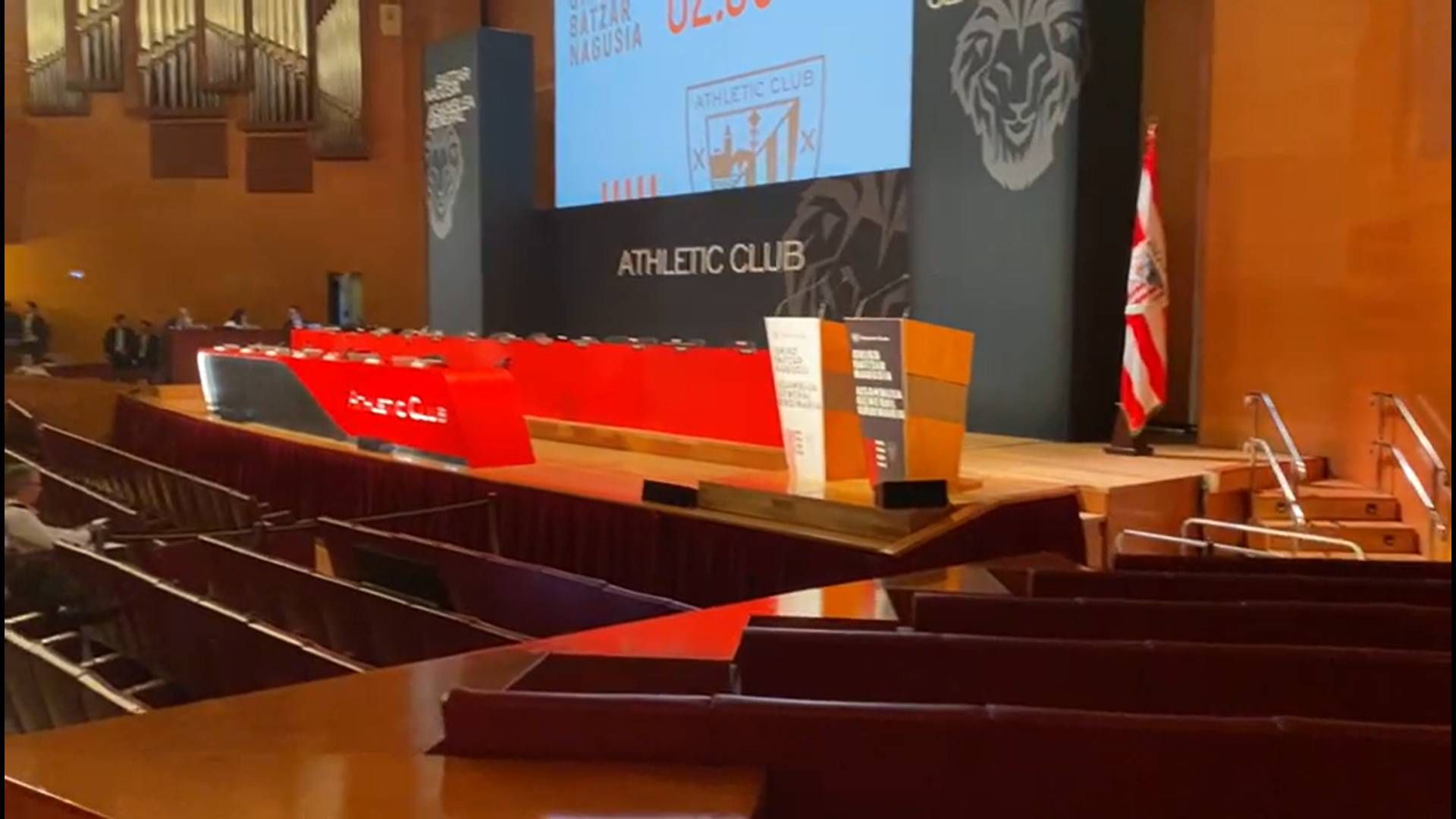  La Asamblea General de Socios del Athletic Club en el Palacio Euskalduna de Bilbao.