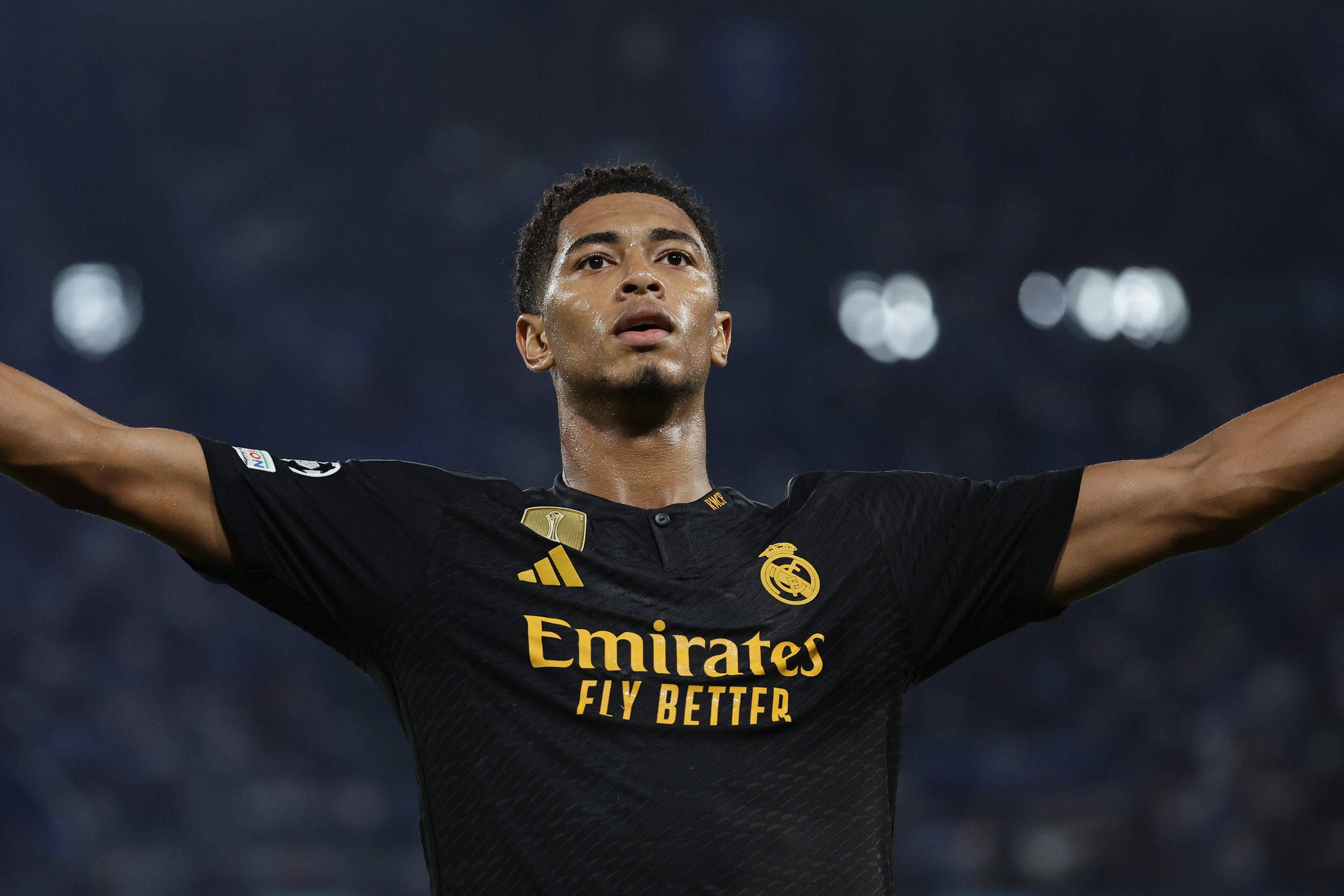  La clásica celebración de Bellingham cuando mete gol (Cordon Press)