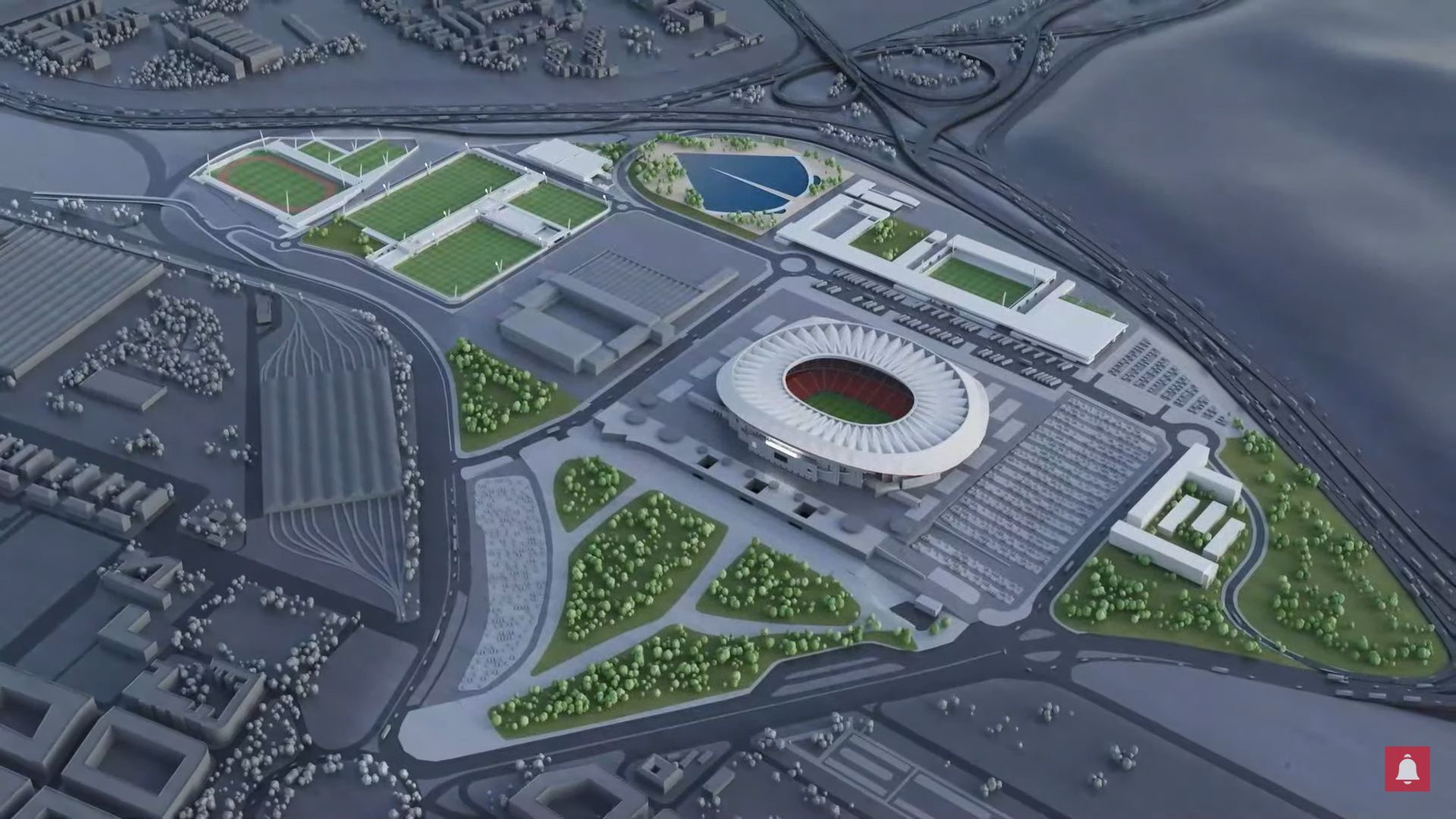 La nueva Ciudad del Deporte del Metropolitano.