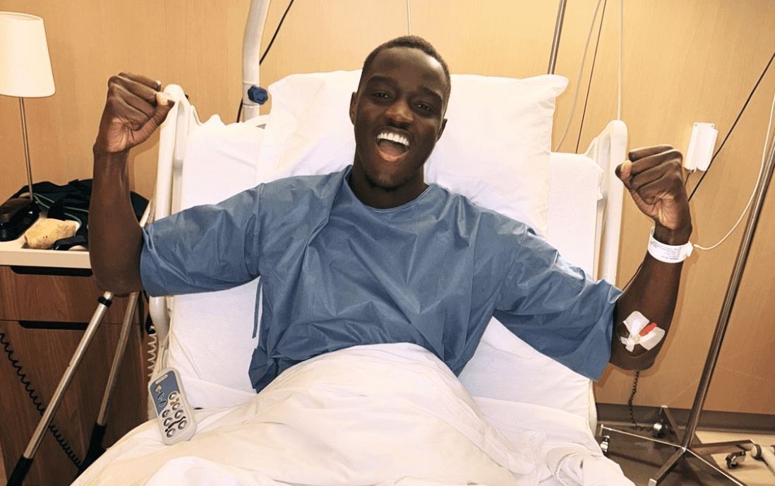  La primera foto de Mouctar Diakhaby tras la operación.