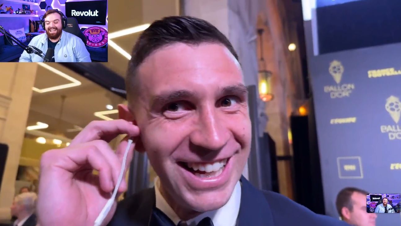  La promesa del Dibu a Ibai durante el Balón de Oro