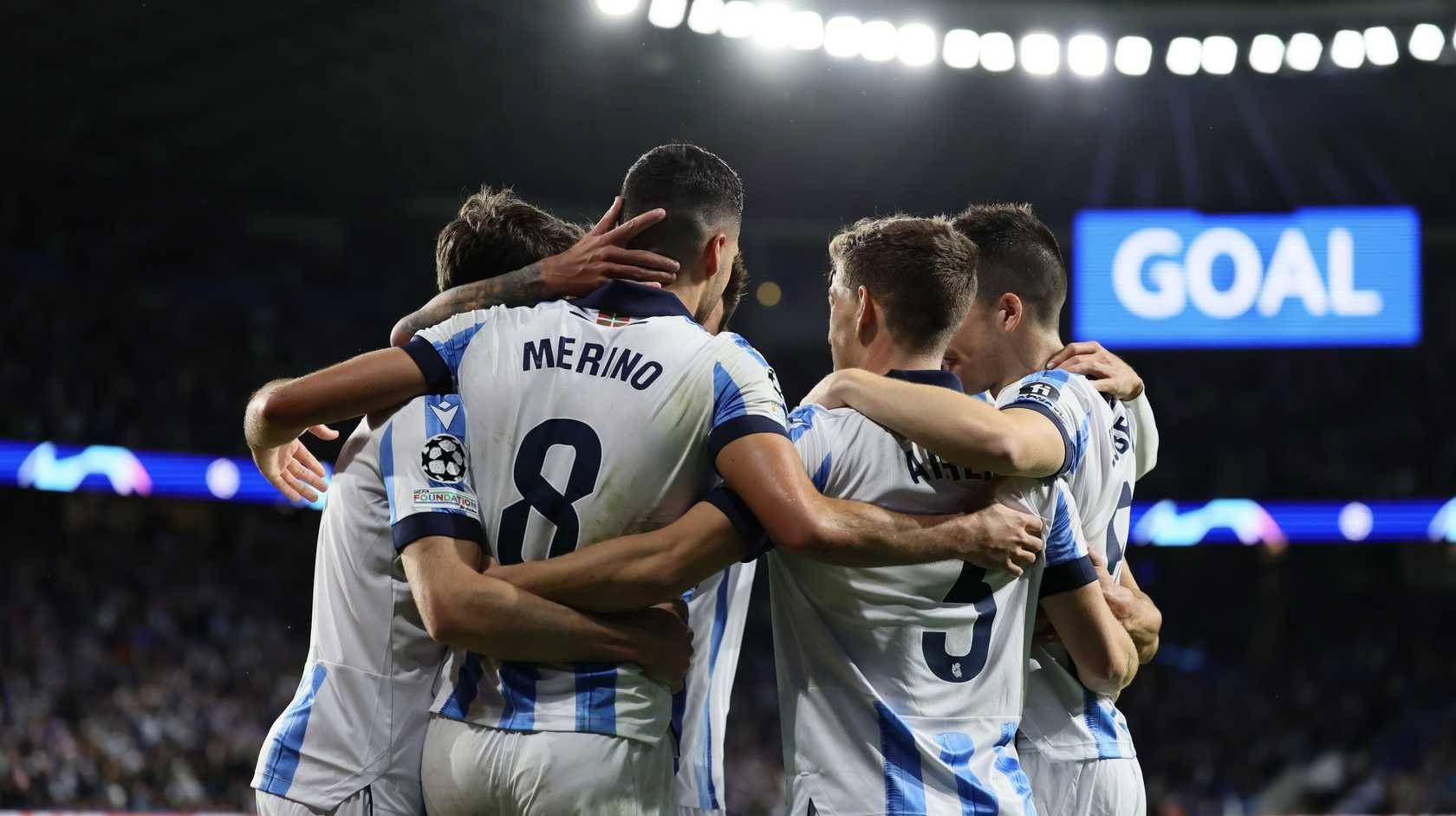 La Real Sociedad superó al Benfica en la Champions League.