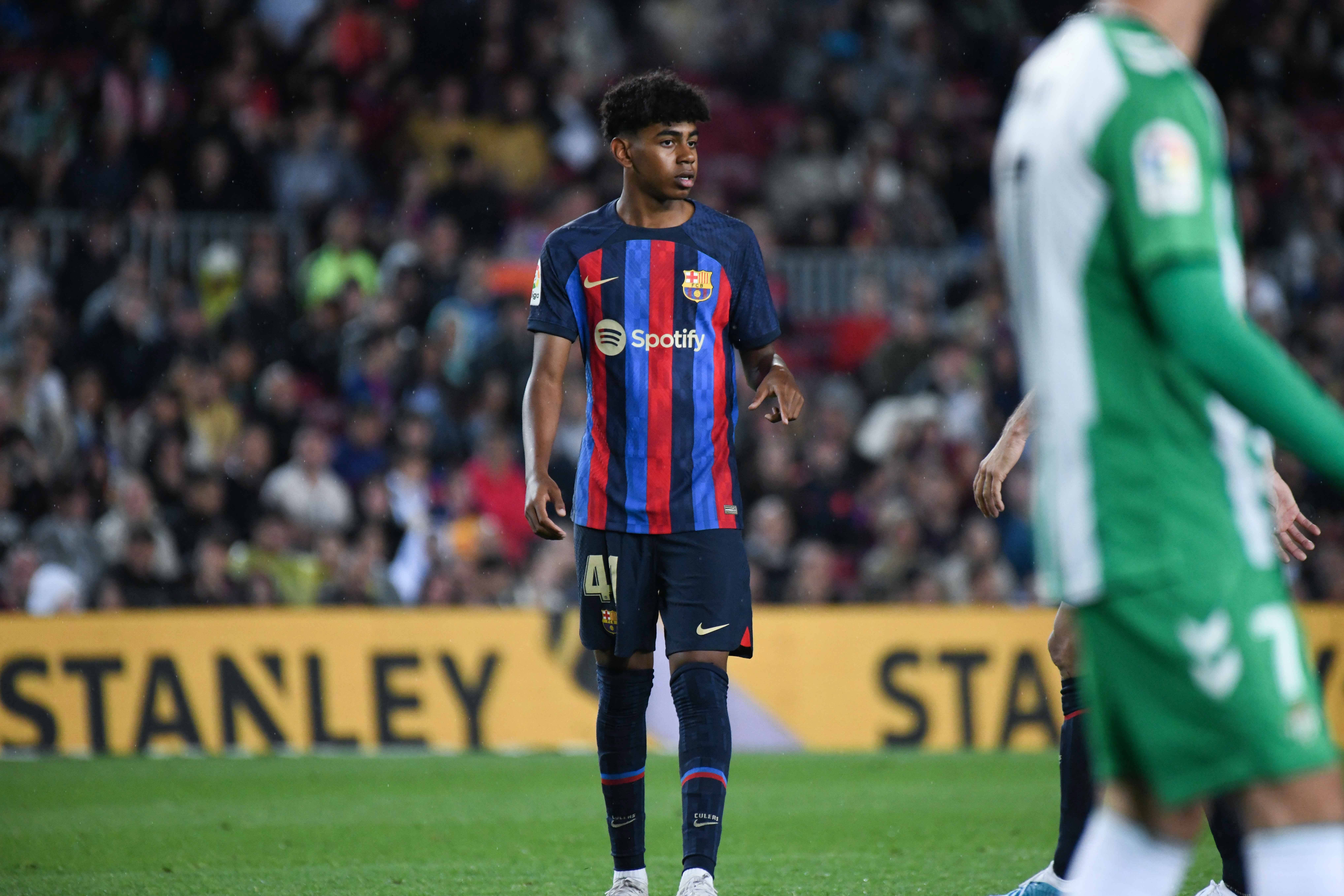 Lamine Yamal, en el Betis-Barcelona.