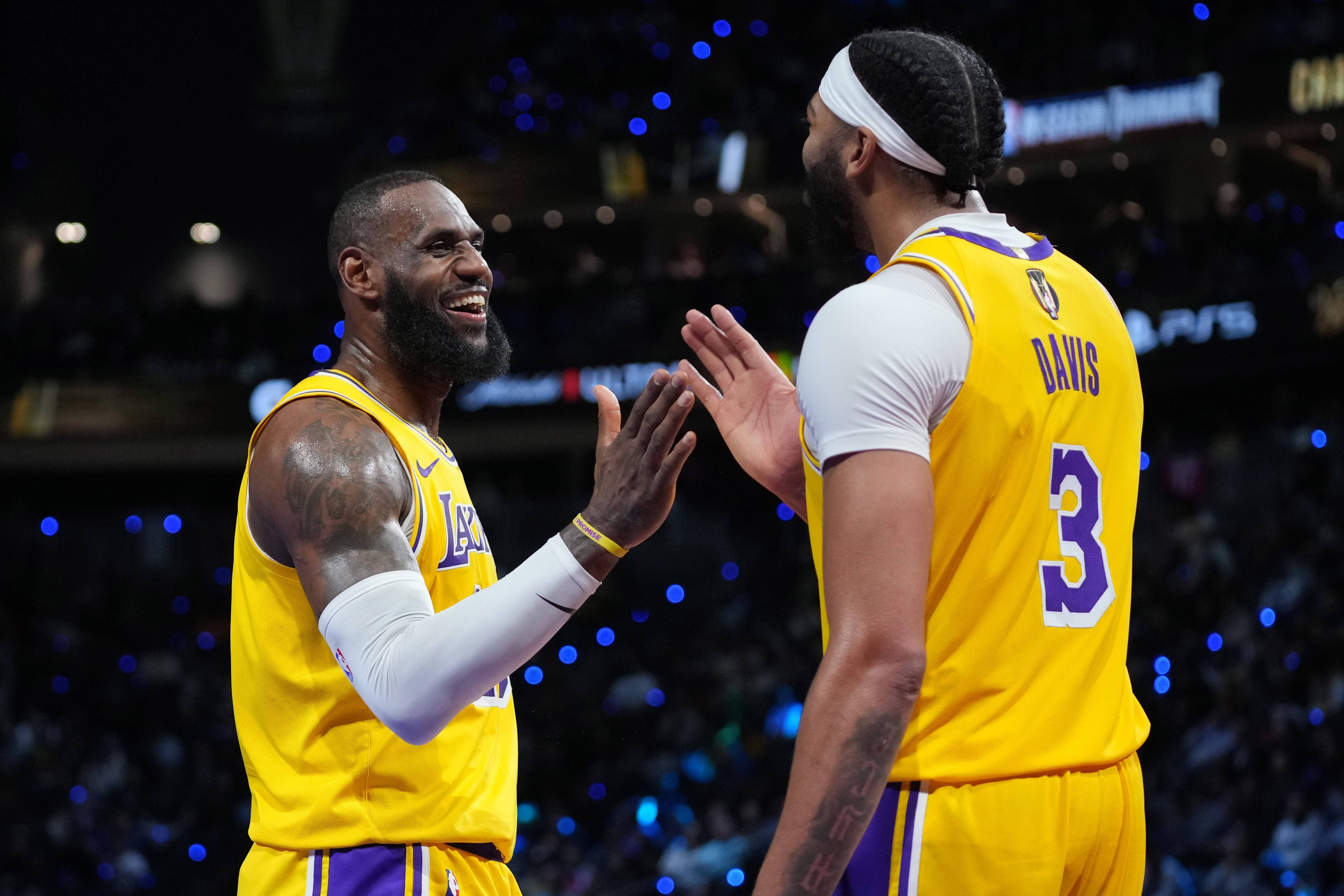  Lebron James y Anthony Davis, imparables con Los Ángeles Lakers.