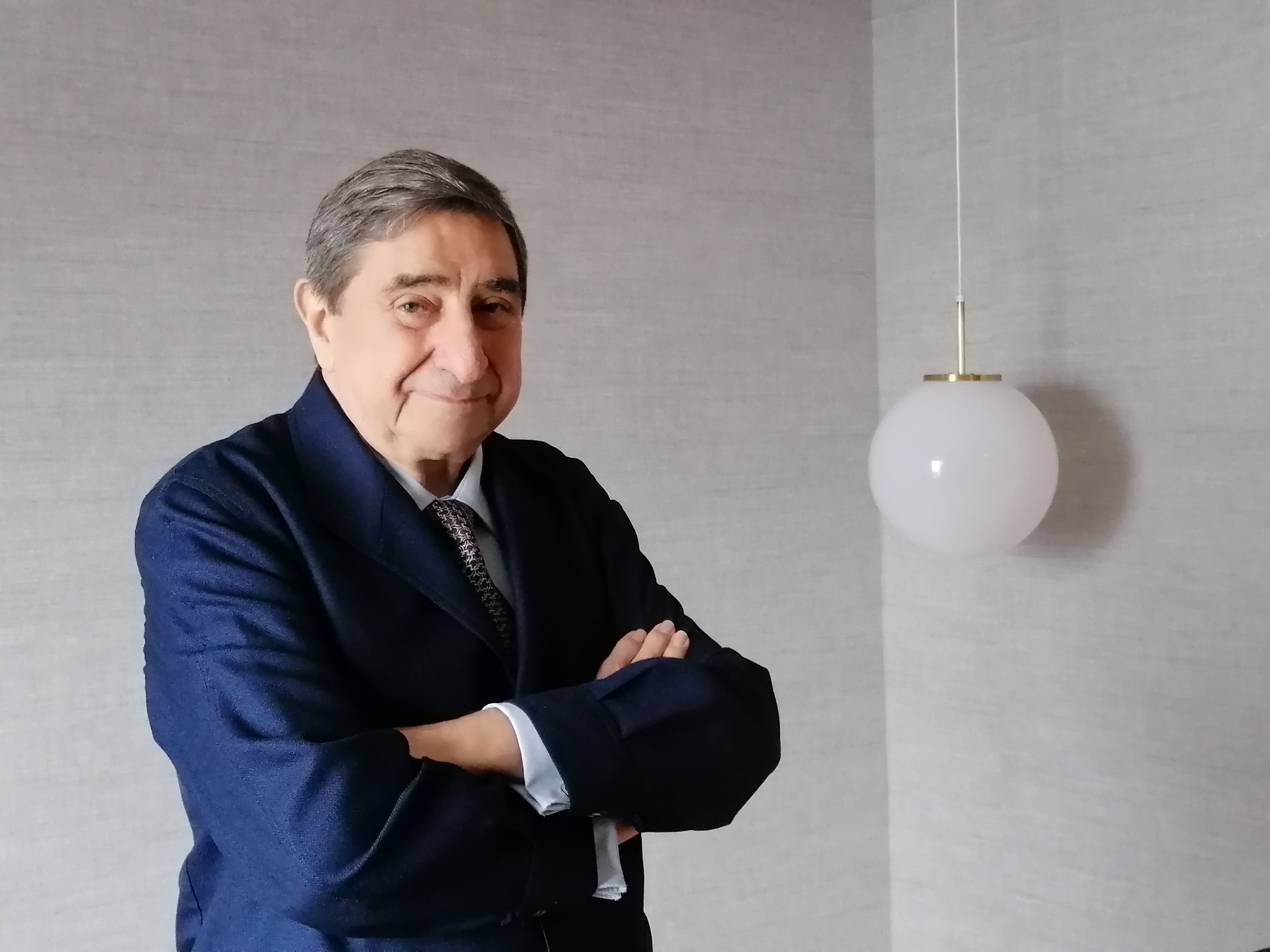  Augusto César Lendoiro durante una entrevista en ElDesmarque.