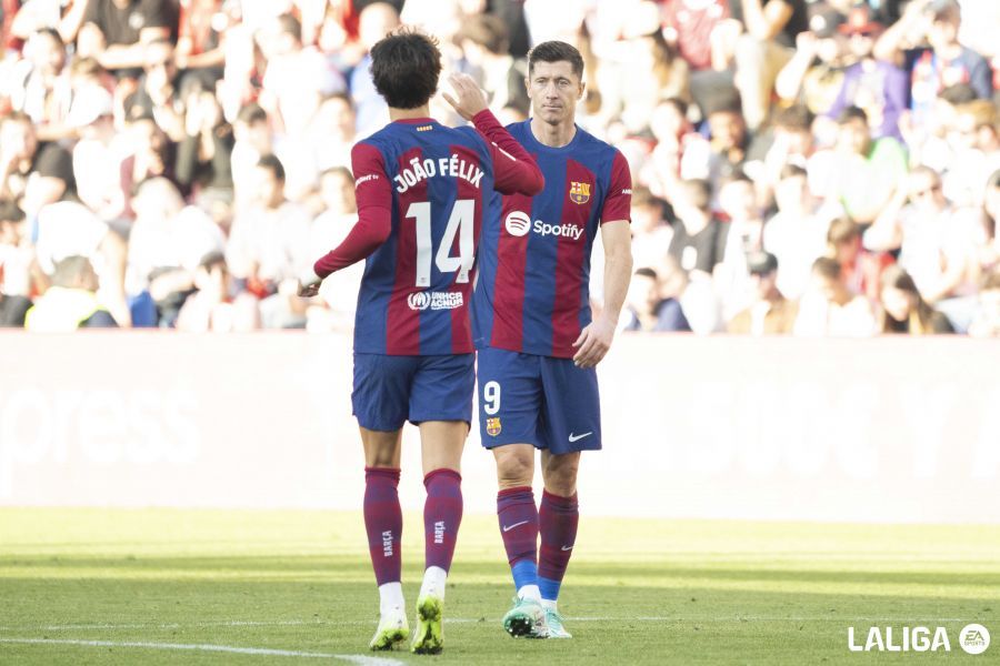  Lewandowski puso el empate en el Rayo-Barcelona..