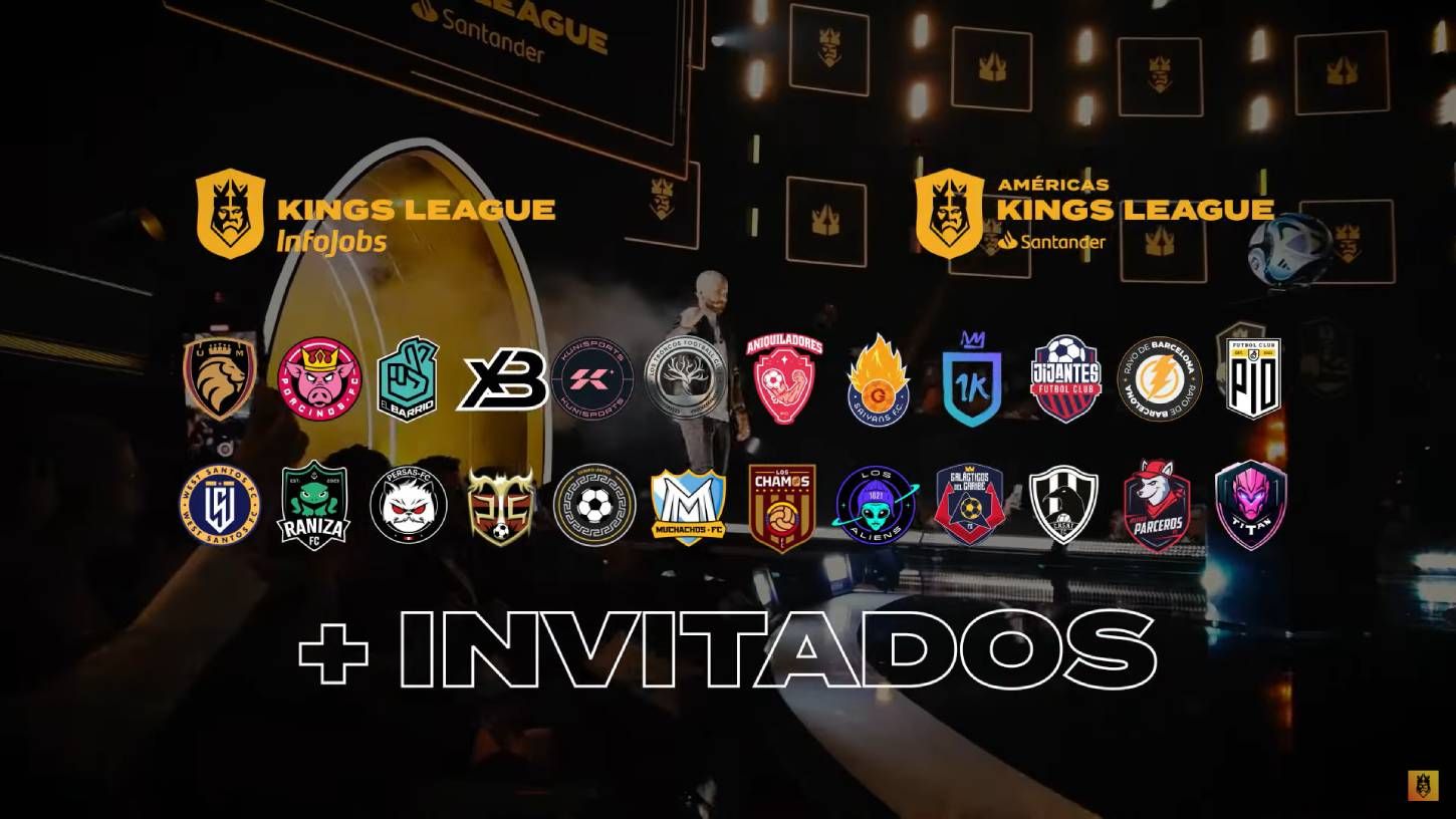  Los equipos del Mundial de la Kings League