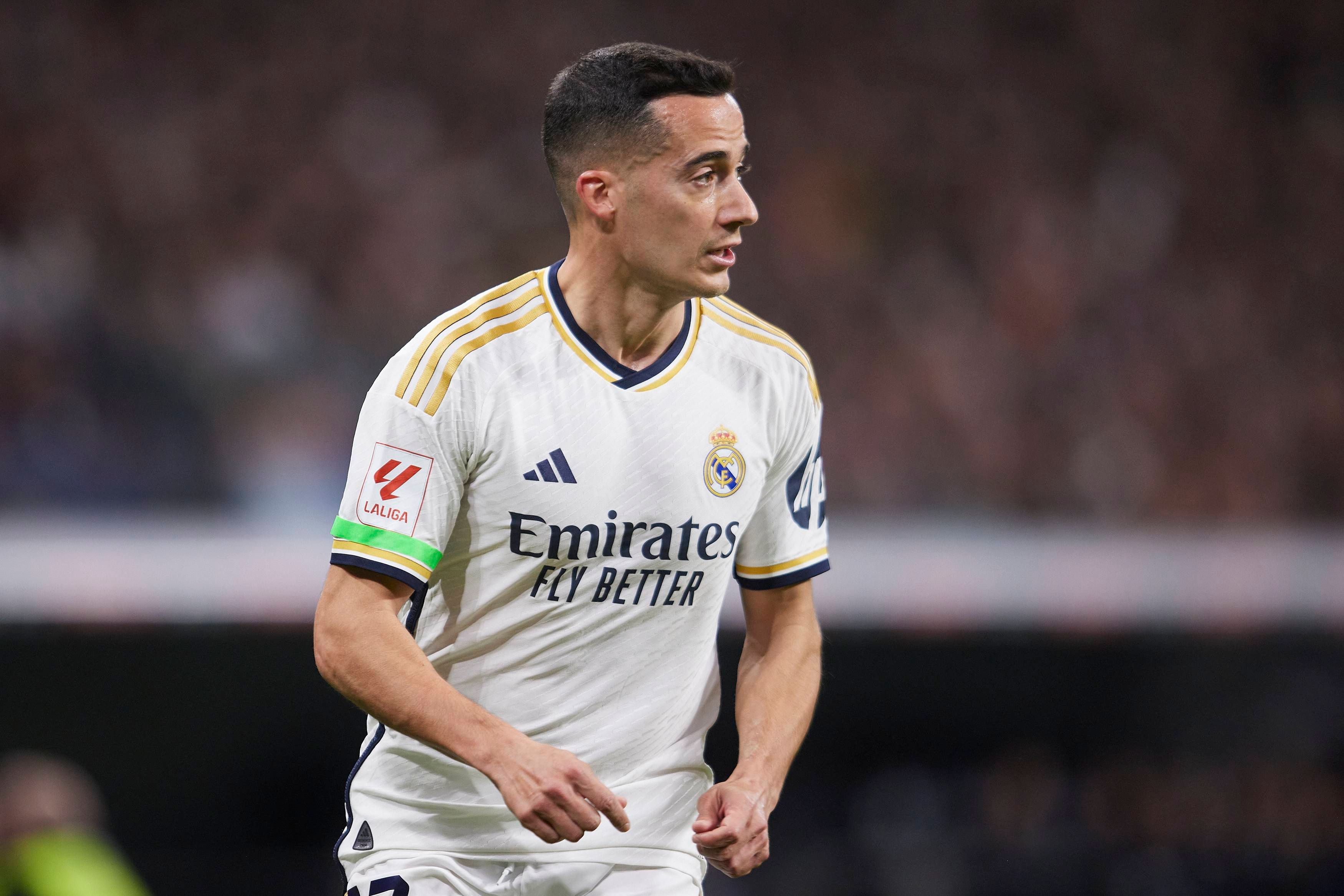  Lucas Vázquez, en un partido del Real Madrid (FOTO: Cordón Pres).