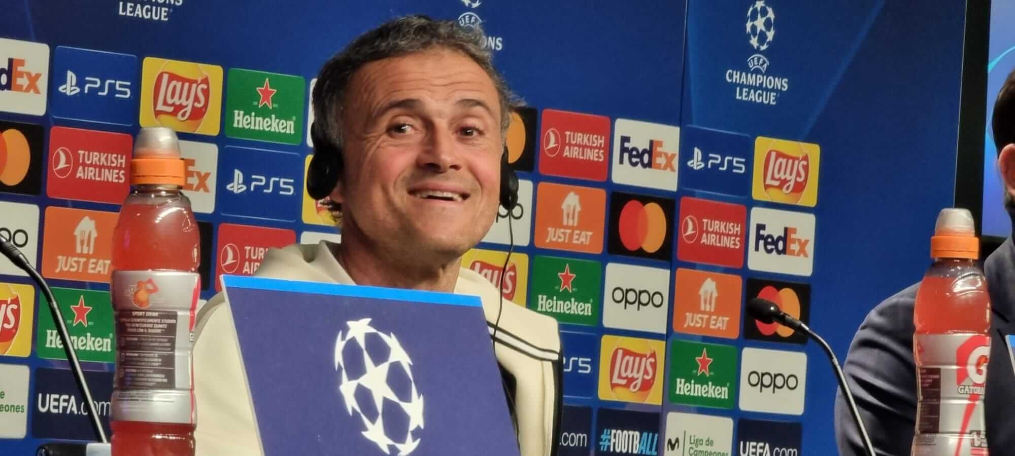 Luis Enrique en rueda de prensa