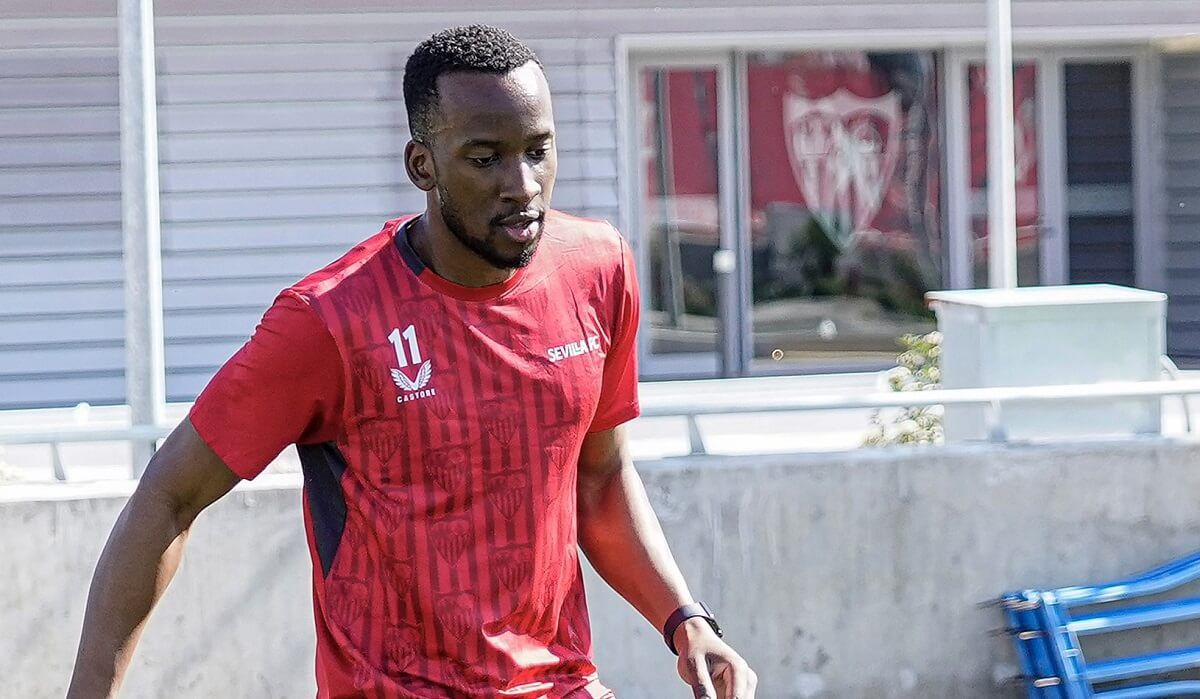  Lukebakio, en el entrenamiento de este domingo.