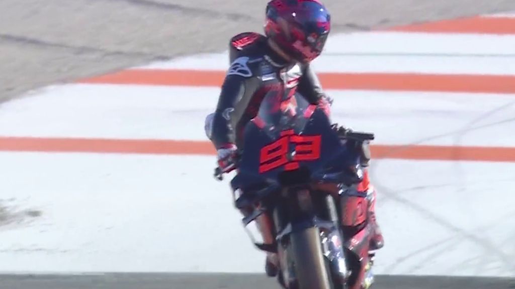  Marc Márquez vuela en su primer día con Gresini. (X)