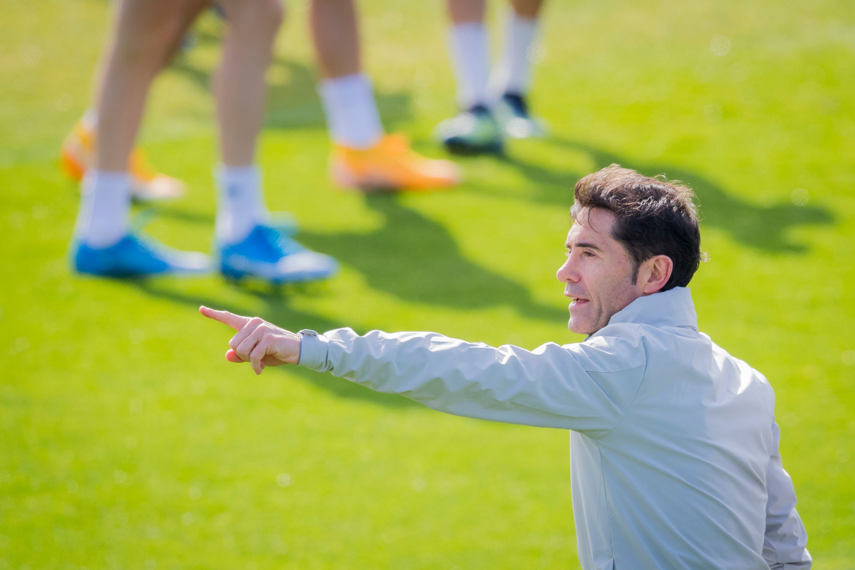  Marcelino García Toral, al mando del trabajo en Lezama.