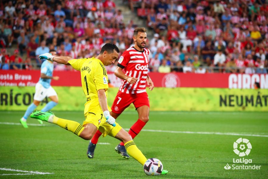 Marchesín ante el Girona en Montilivi..