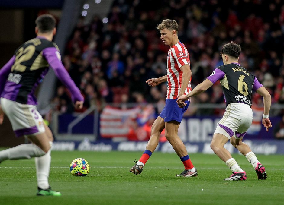  Marcos Llorente, en el Atlético de Madrid-Valladolid.