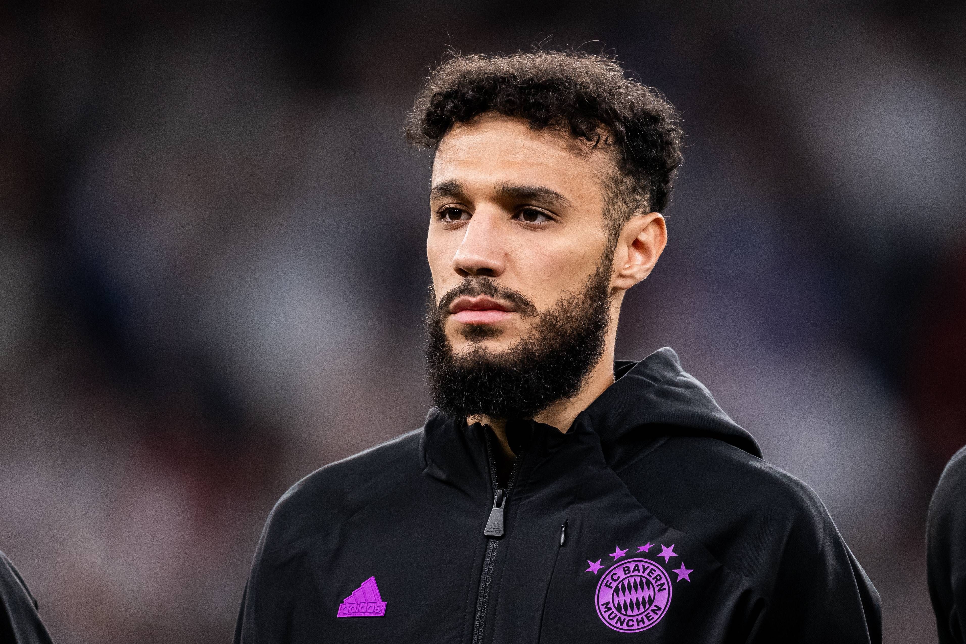  Mazraoui, jugador del Bayern de Múnich.