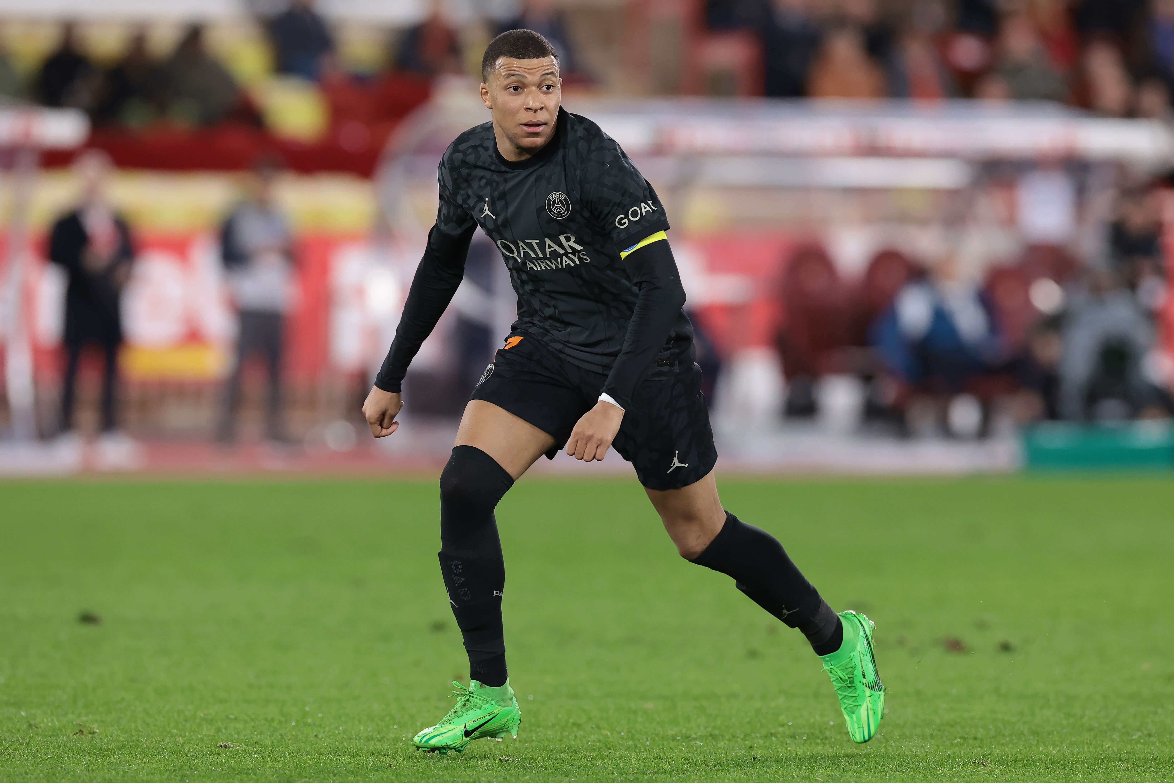  Mbappé en el Mónaco - PSG de Ligue 1