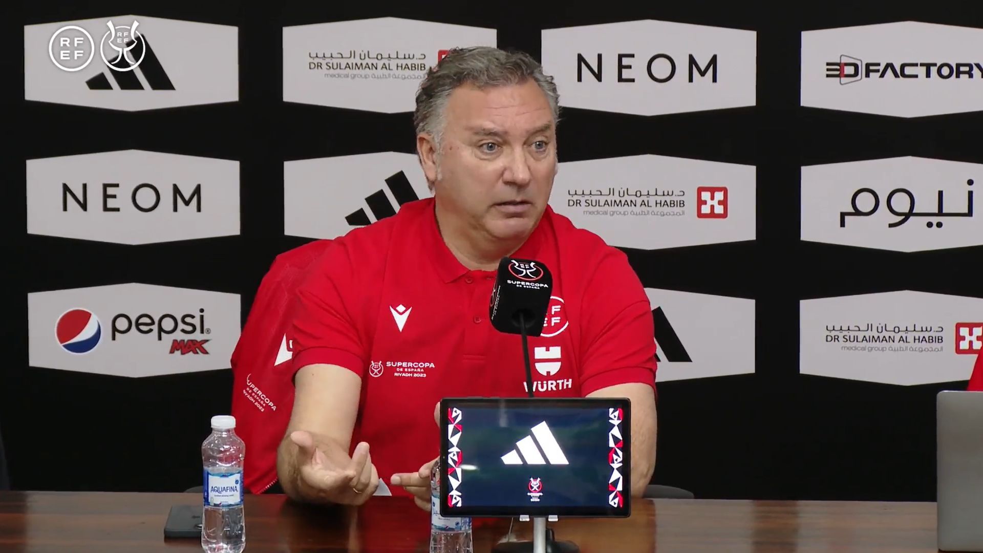  Medina Cantalejo, en sala de prensa.