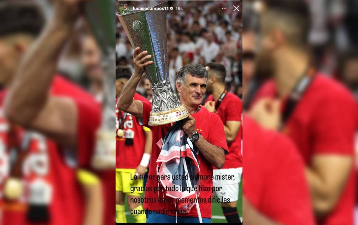  La despedida de Ocampos a Mendilibar.